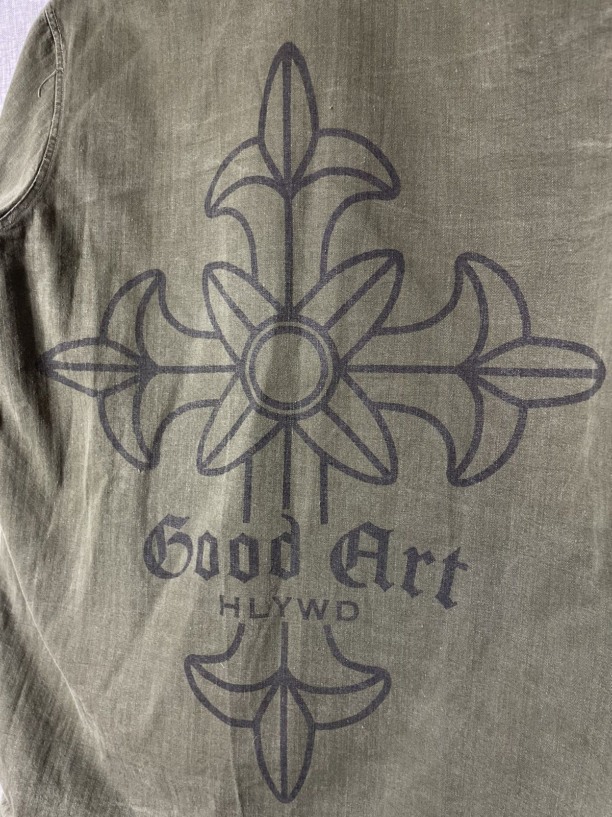 GOOD ART HLYWD Vintage Good Art Hlywd HBT Jacket with 11 Silver Pieces Size US L / EU 52-54 / 3 - 5 Thumbnail
