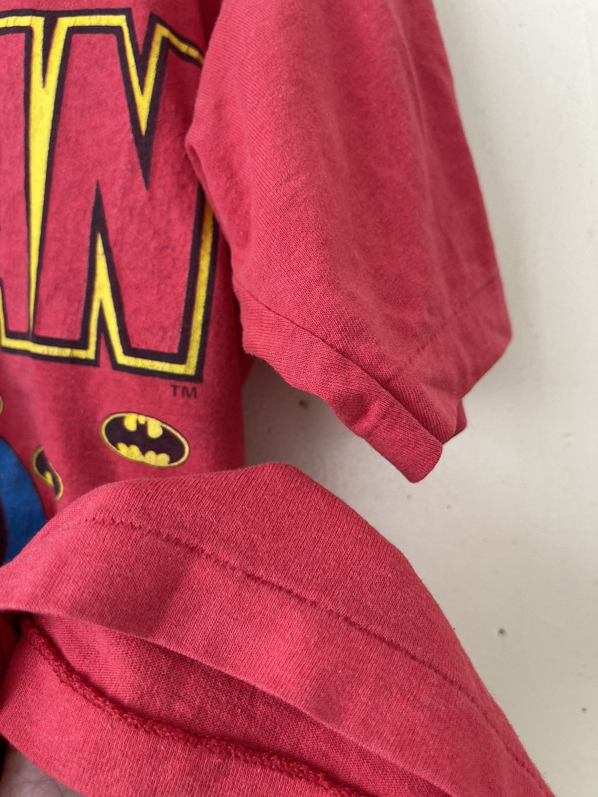 DC Comics × Vintage 1988 Vintage Batman Fighter of Evil T Shirt Size US L / EU 52-54 / 3 - 4 Thumbnail