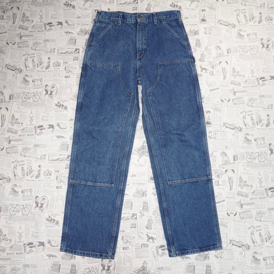 Carhartt 34x34 - Vintage Y2K Carhartt double knee rivet 2000s jeans Size US 34 / EU 50 - 1 Thumbnail