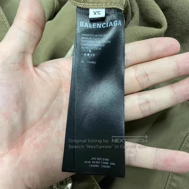 Balenciaga Balenciaga Tiger Year Limited Embroidered Letter Denim Jac Size US XS / EU 42 / 0 - 4 Thumbnail