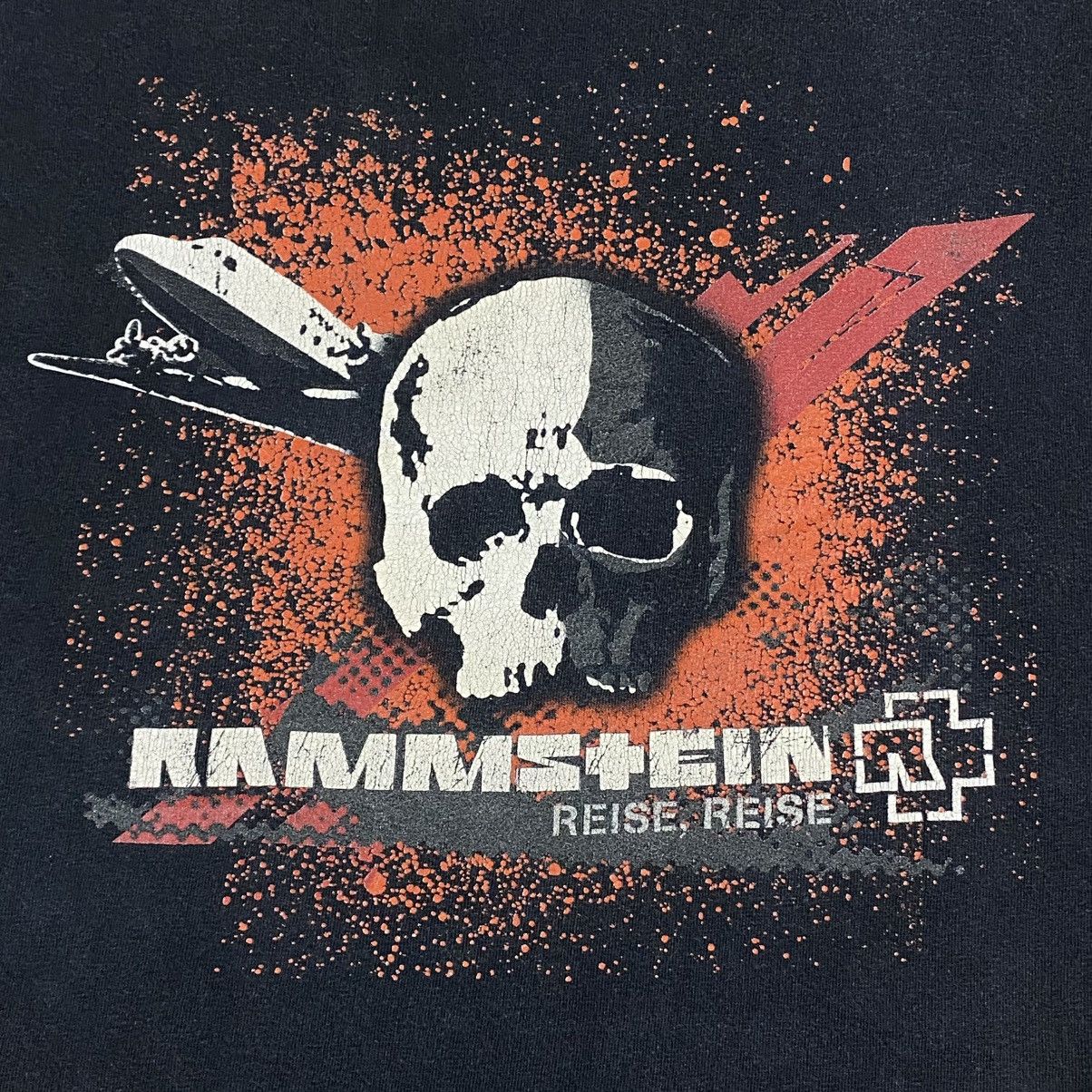 Band Tees × Vintage Distressed altered metal band rammstein vintage Y2K Size US S / EU 44-46 / 1 - 2 Thumbnail
