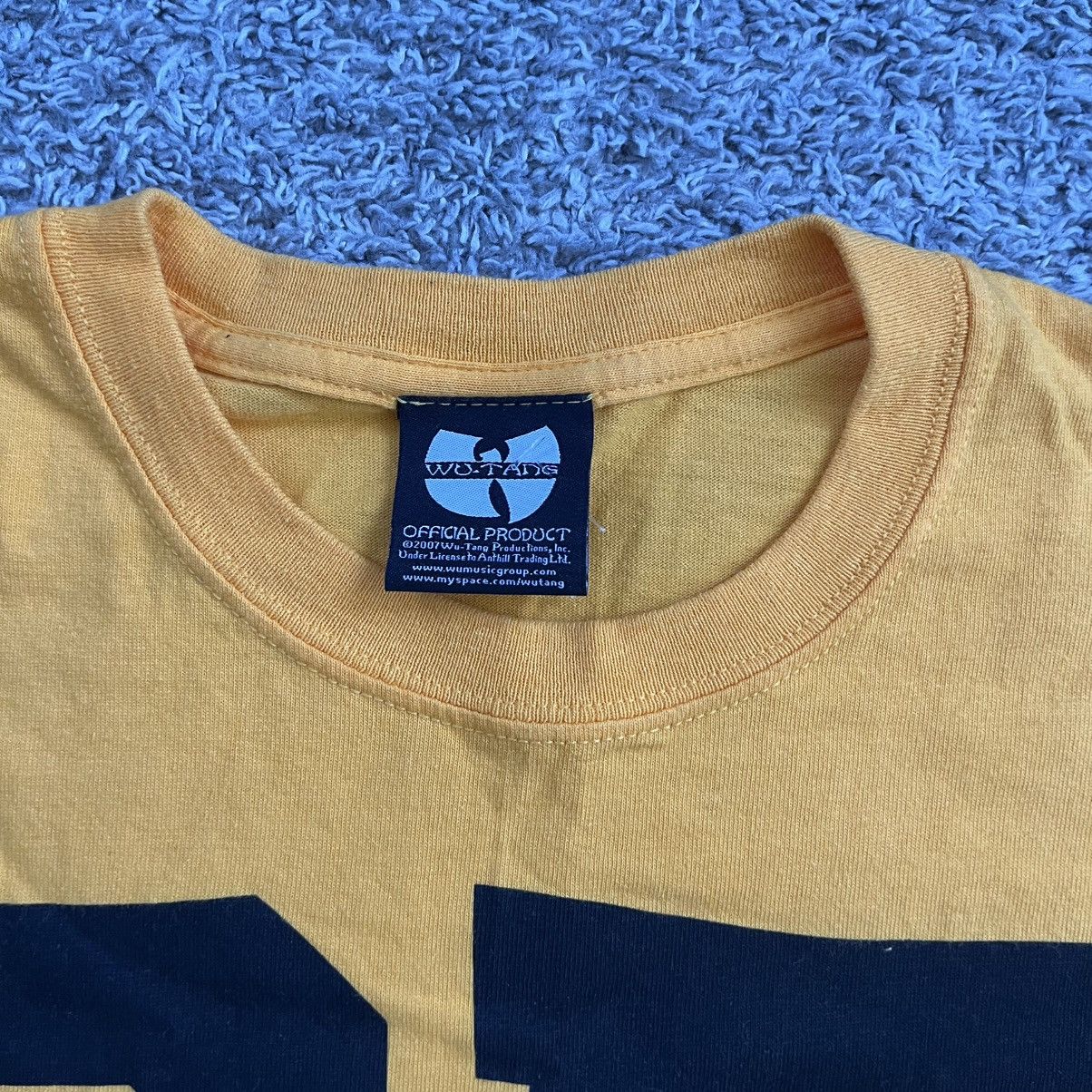 Wu-Tang Clan 🔴Wu-Tang Shirt Size Medium Yellow CREAM Rare WuTang Clan Gza Size US M / EU 48-50 / 2 - 3 Thumbnail