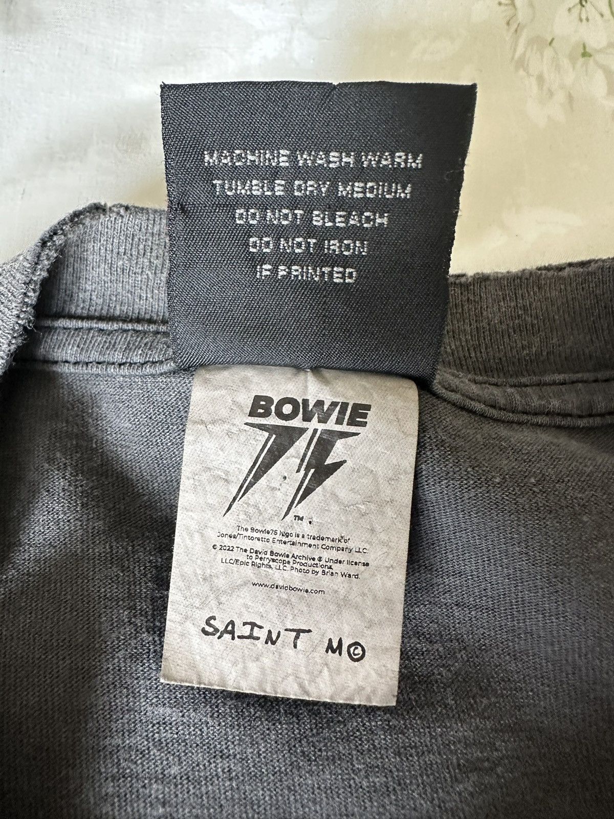 Saint Michael Saint Mxxxxxx Michael David Bowie gray long sleeve t shirt M Size US M / EU 48-50 / 2 - 21 Thumbnail