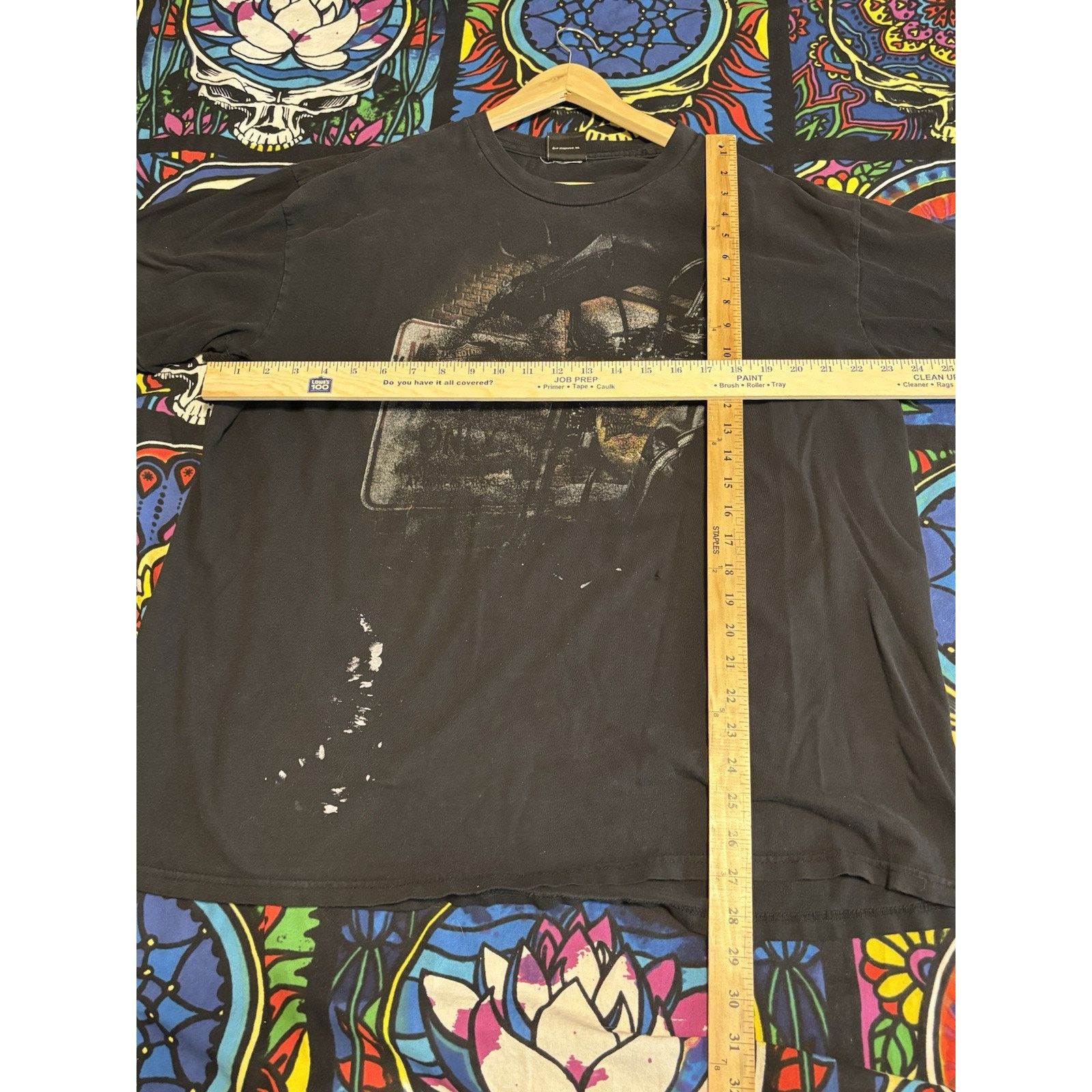 Vintage Harley Davidson Adult Black Orlando Faded Motorcycle Bike Size US XL / EU 56 / 4 - 10 Thumbnail