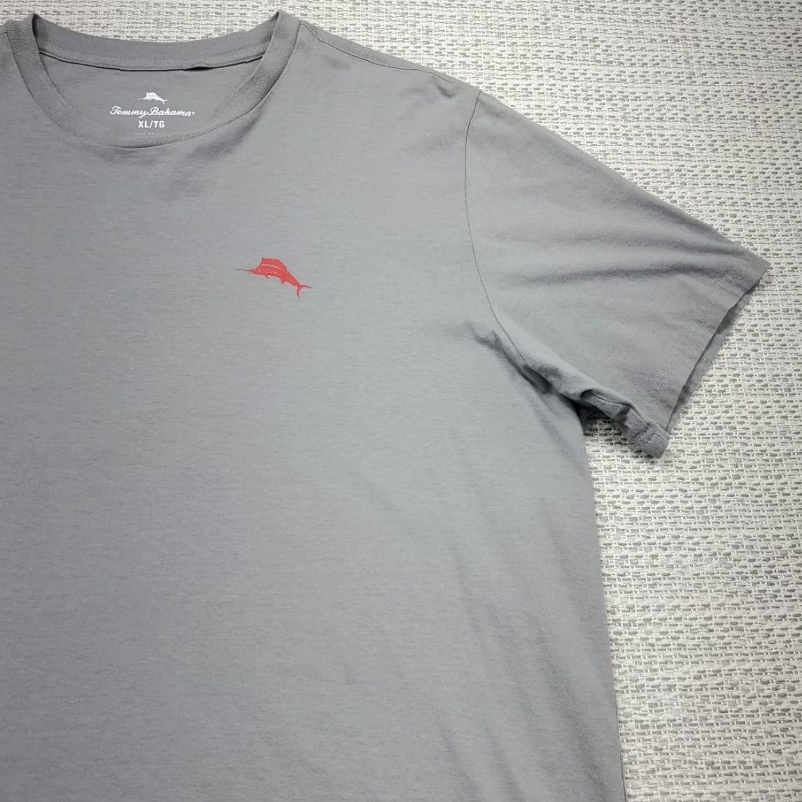 Tommy Bahama Tommy Bahama T Shirt Mens XL Tees The Season Christmas Gray Short Sleeve Shirt Mens XL Gray Tommy Bahama Graphic Tee Size US XL / EU 56 / 4 - 2 Thumbnail