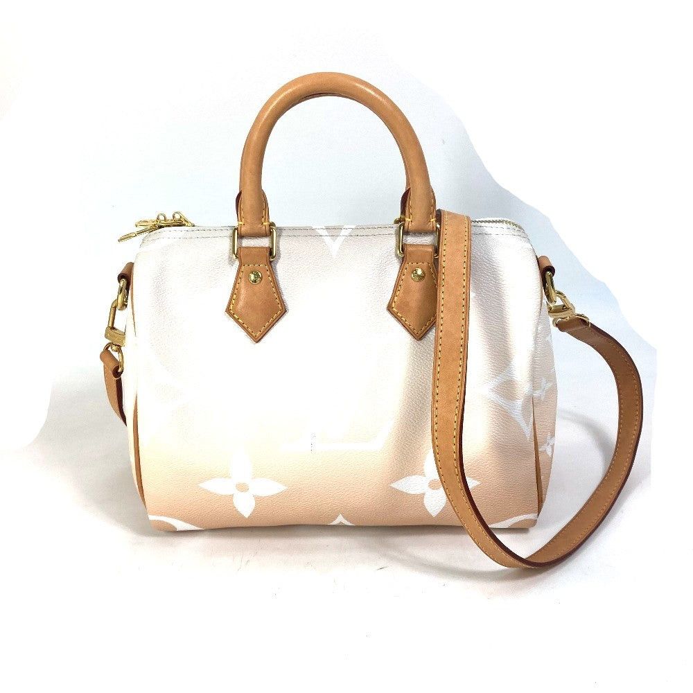 Louis Vuitton M45722 Monogram Giant Gradation Speedy Bandoliere 25 Mini Boston Bag Shoulder Diagonal Hanging (E.G. Of A Rocket) Handbag Canvas Women Volume Orange