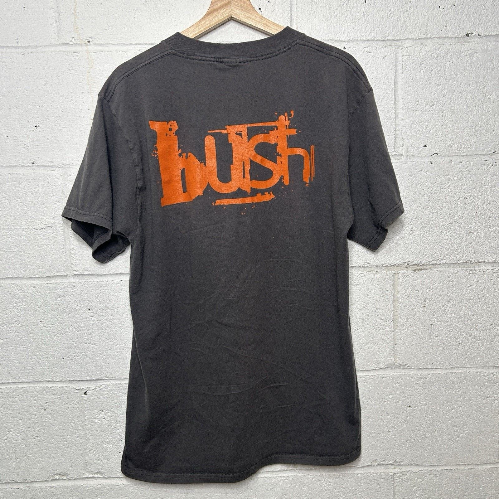 Giant Vintage 90s Bush Razorblade Suitcase Band T-Shirt “Grey” Size US L / EU 52-54 / 3 - 3 Thumbnail
