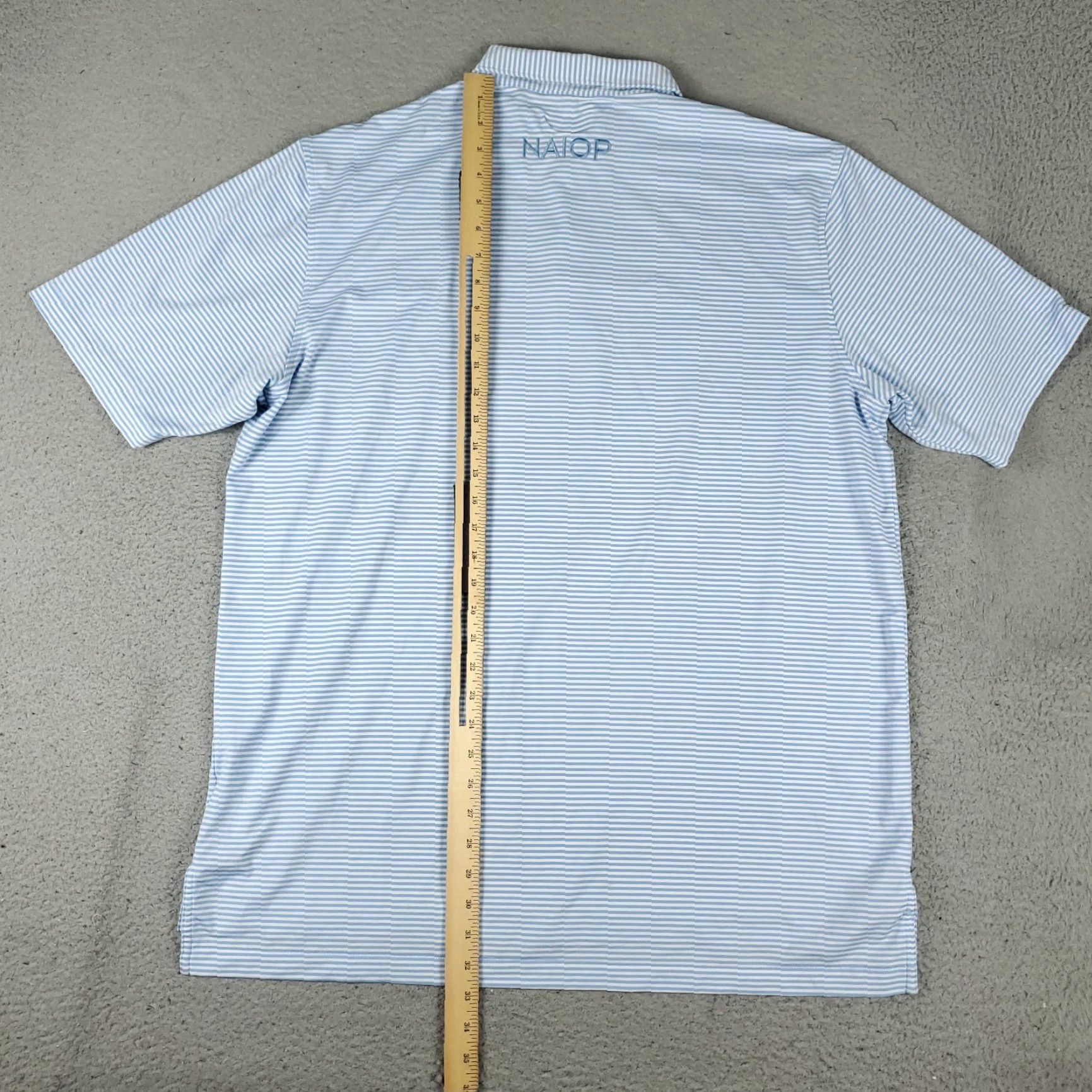 Peter Millar Peter Millar Polo Shirt Mens XL Blue Striped Summer Comfort Golf Short Sleeve Size US XL / EU 56 / 4 - 5 Thumbnail
