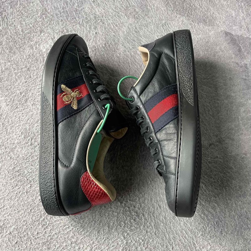 Gucci Gucci Ace Bee Embroidered Fashion Sneakers -2508 Size US 9.5 / EU 42-43 - 7 Thumbnail