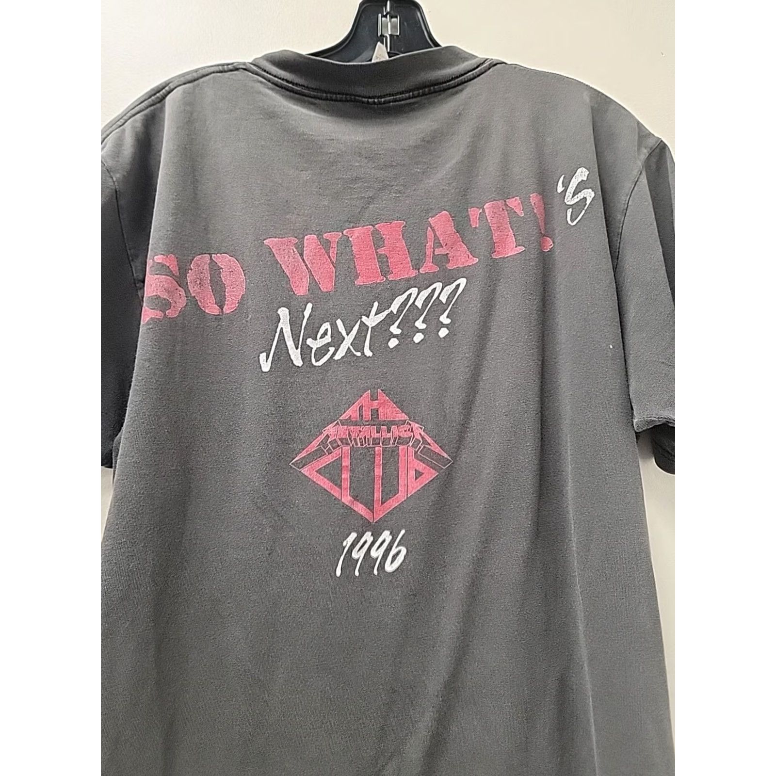 NEXT VINTAGE Metallica So what's next 1996 T Shirt Mens Size Large Black Size US L / EU 52-54 / 3 - 5 Thumbnail