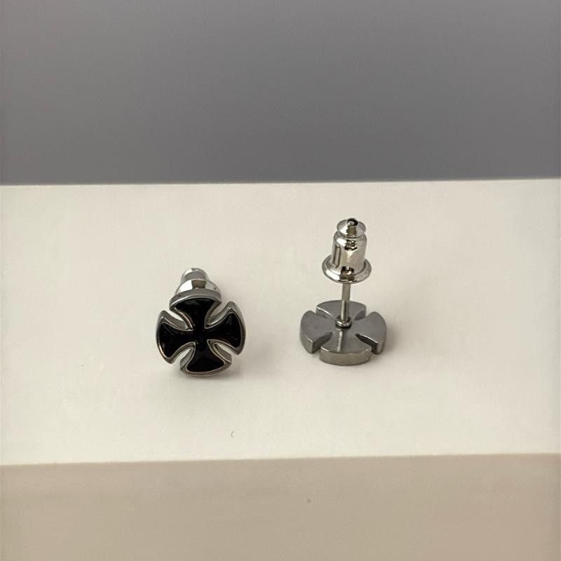 Other Titanium Steel Cross Stud Earrings for Men Women Size ONE SIZE - 3 Thumbnail