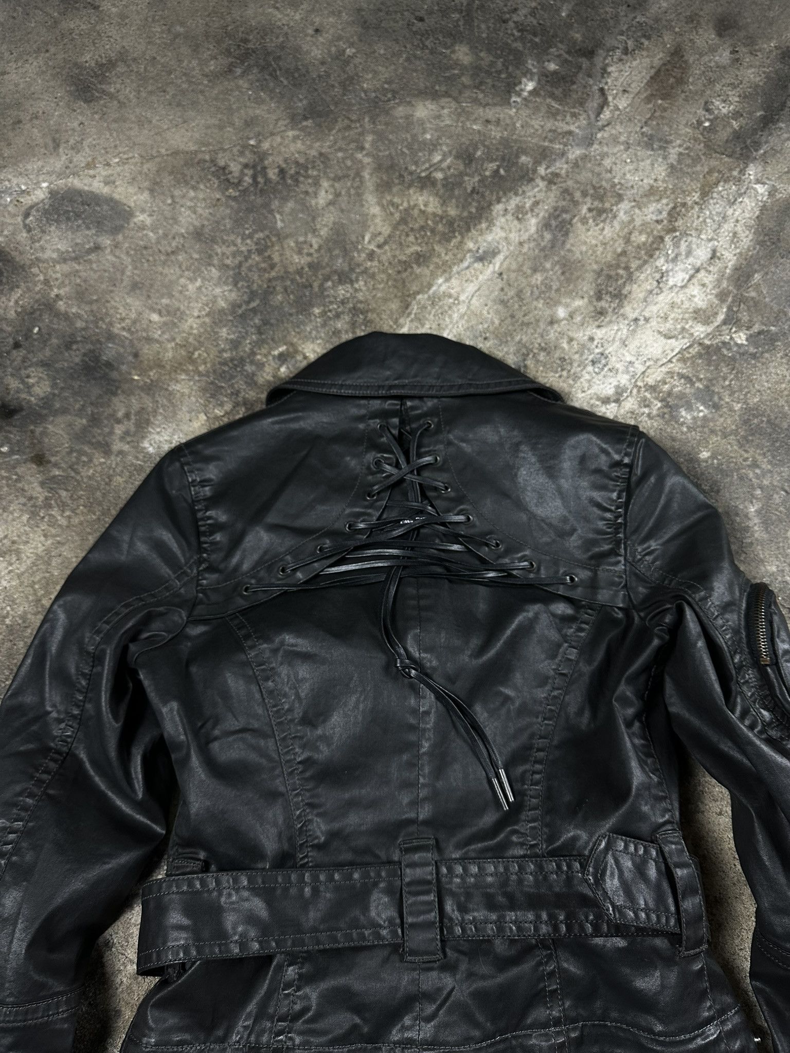 Jean Paul Gaultier 2in1 2000s Jean Paul Gaultier Waxed Vintage Coat Archive Size L / US 10 / IT 46 - 10 Thumbnail