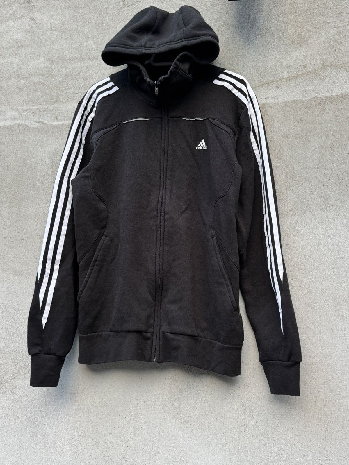 Adidas Vintage Rare Adidas Ninja Zip-Hoodie High Neck Size US M / EU 48-50 / 2 - 2 Thumbnail