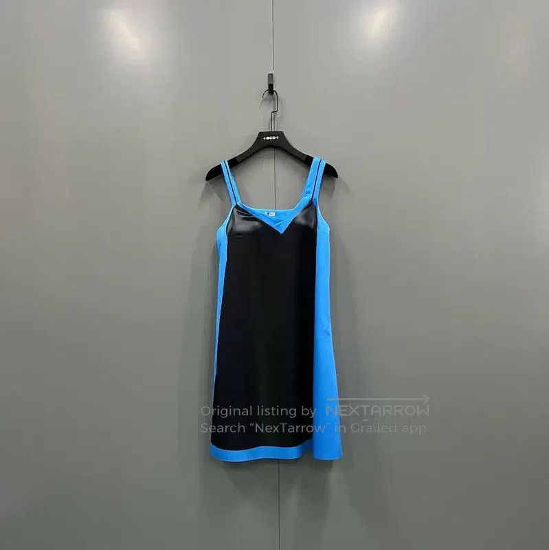 Loewe Loewe Summer Blue Cotton Midi Dress . Size XXS / US 00 / IT 34 - 1 Thumbnail