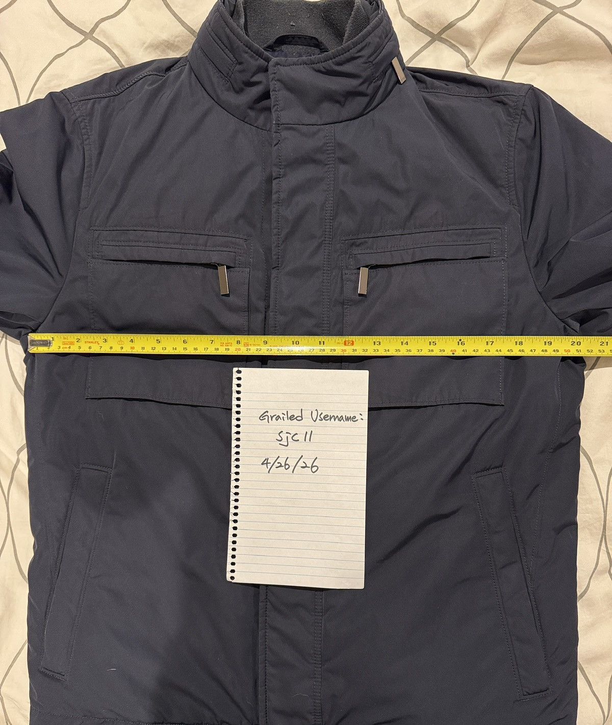 Hugo Boss Hugo Boss Men's Nylon Insulated Jacket Size US M / EU 48-50 / 2 - 1 Thumbnail