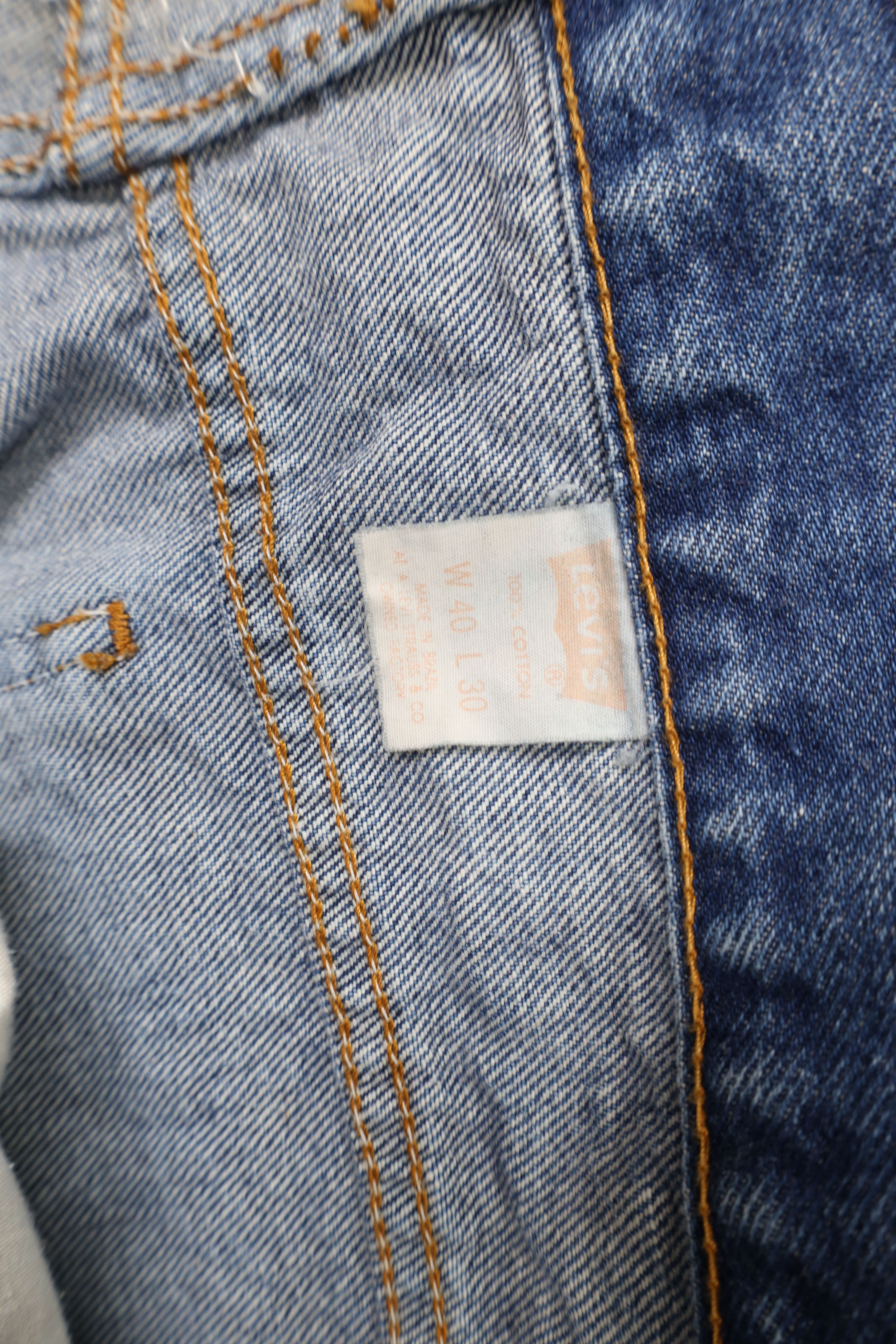 Levi's Vintage 90s Levis 505 Orange Tab Regular Straight Leg Jeans Size US 40 / EU 56 - 9 Thumbnail