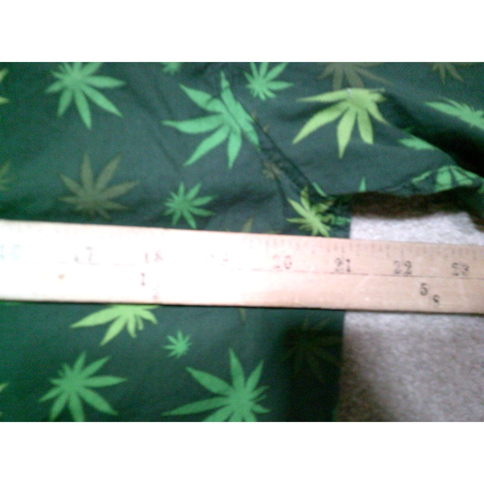 Vintage Spencers Weed Leaf Marijuana Button Up Shirt Mens Medium Green AOP Size US L / EU 52-54 / 3 - 5 Thumbnail
