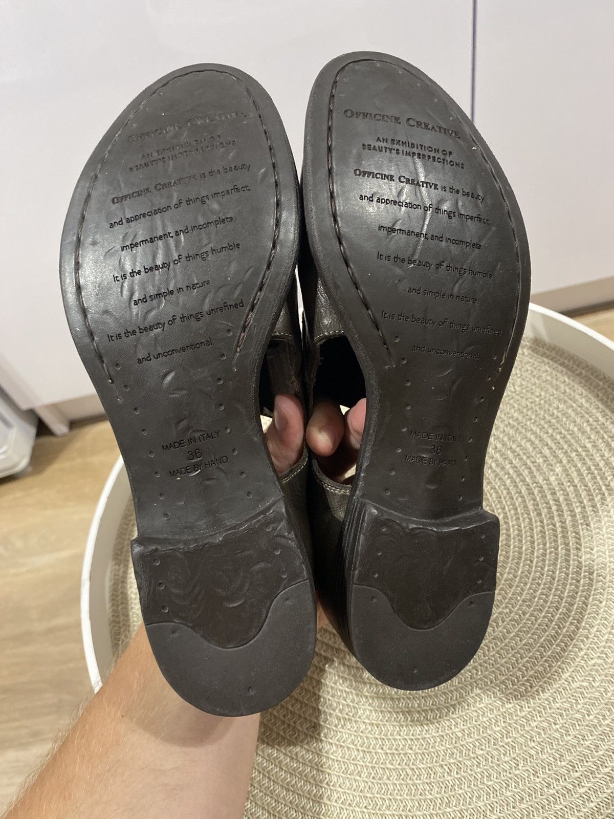 Officine Creative Officine Creative Avantgarde Brown Leather Shoes Size: 36 Size US 6 / IT 36 - 9 Thumbnail
