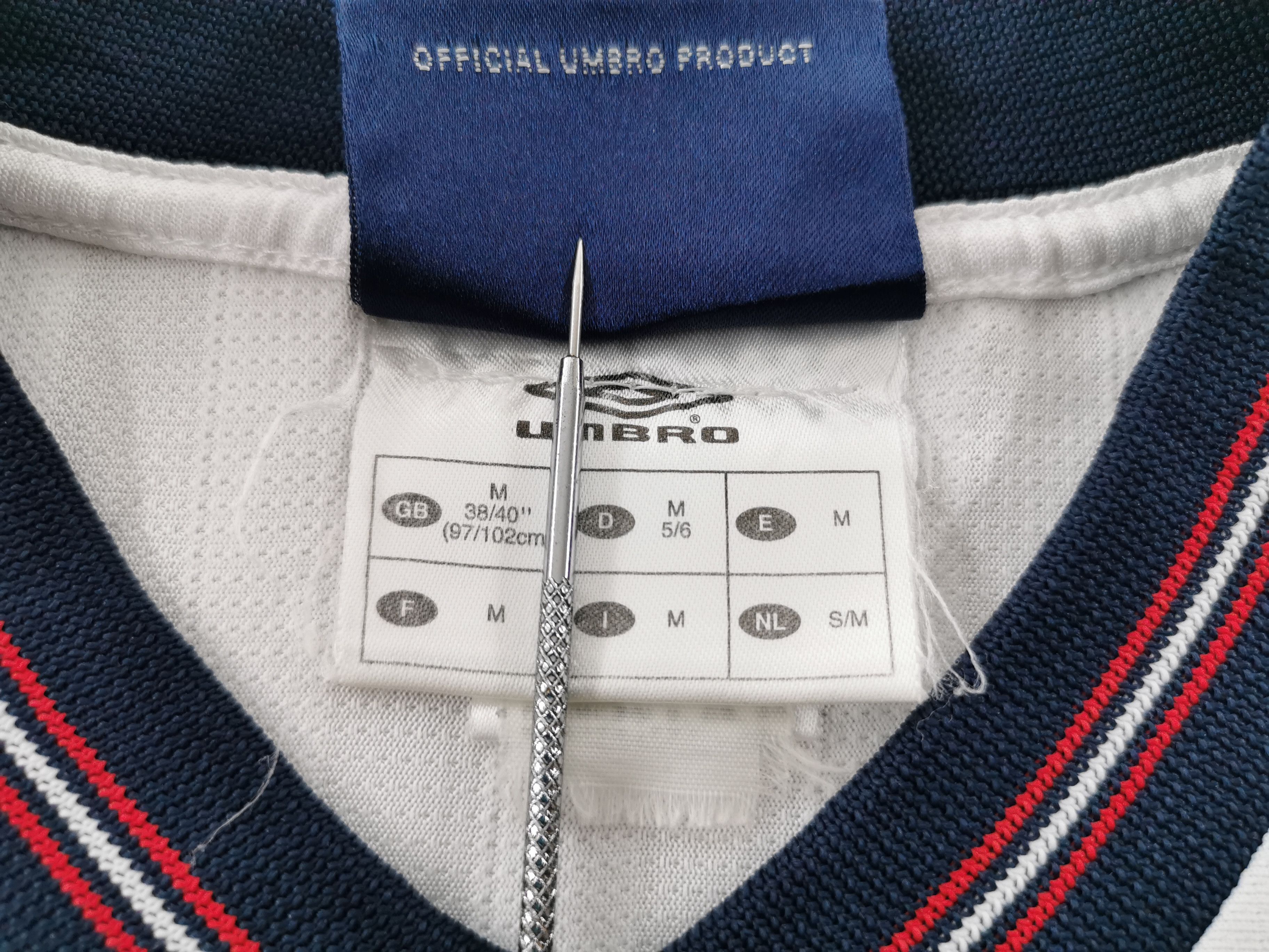 Umbro Vintage 80's Umbro England Team Jersey Shirt Size M Size US M / EU 48-50 / 2 - 6 Thumbnail
