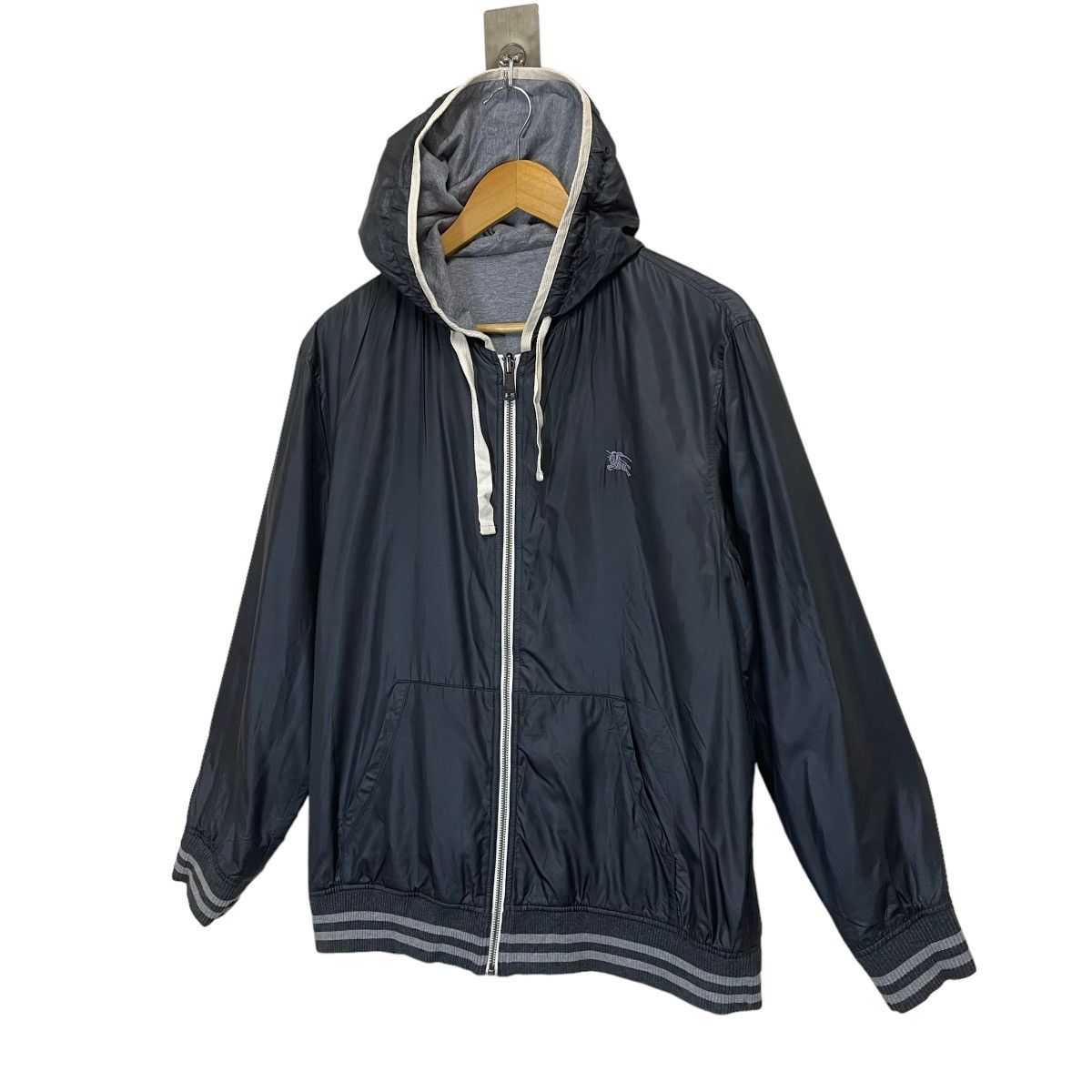 Burberry × Designer Vintage Burberry Black Label Reversible Hoodie Size US M / EU 48-50 / 2 - 5 Thumbnail