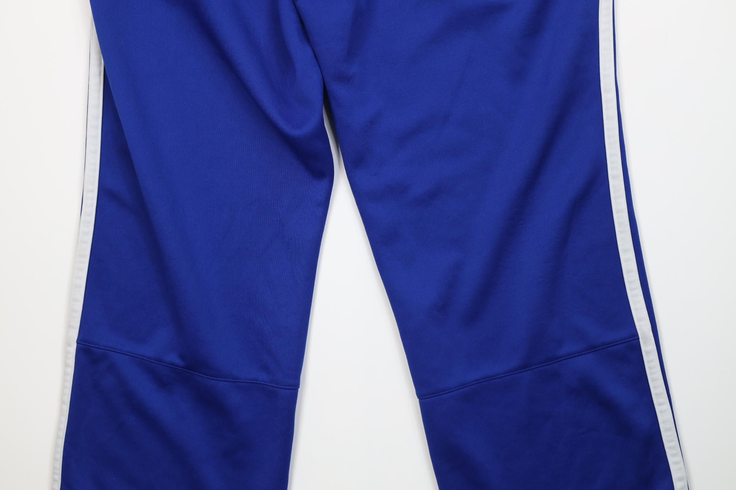 Nike Vintage Y2K Nike Big Swoosh Knit Wide Leg Sweatpants Blue Size US 36 / EU 52 - 11 Thumbnail