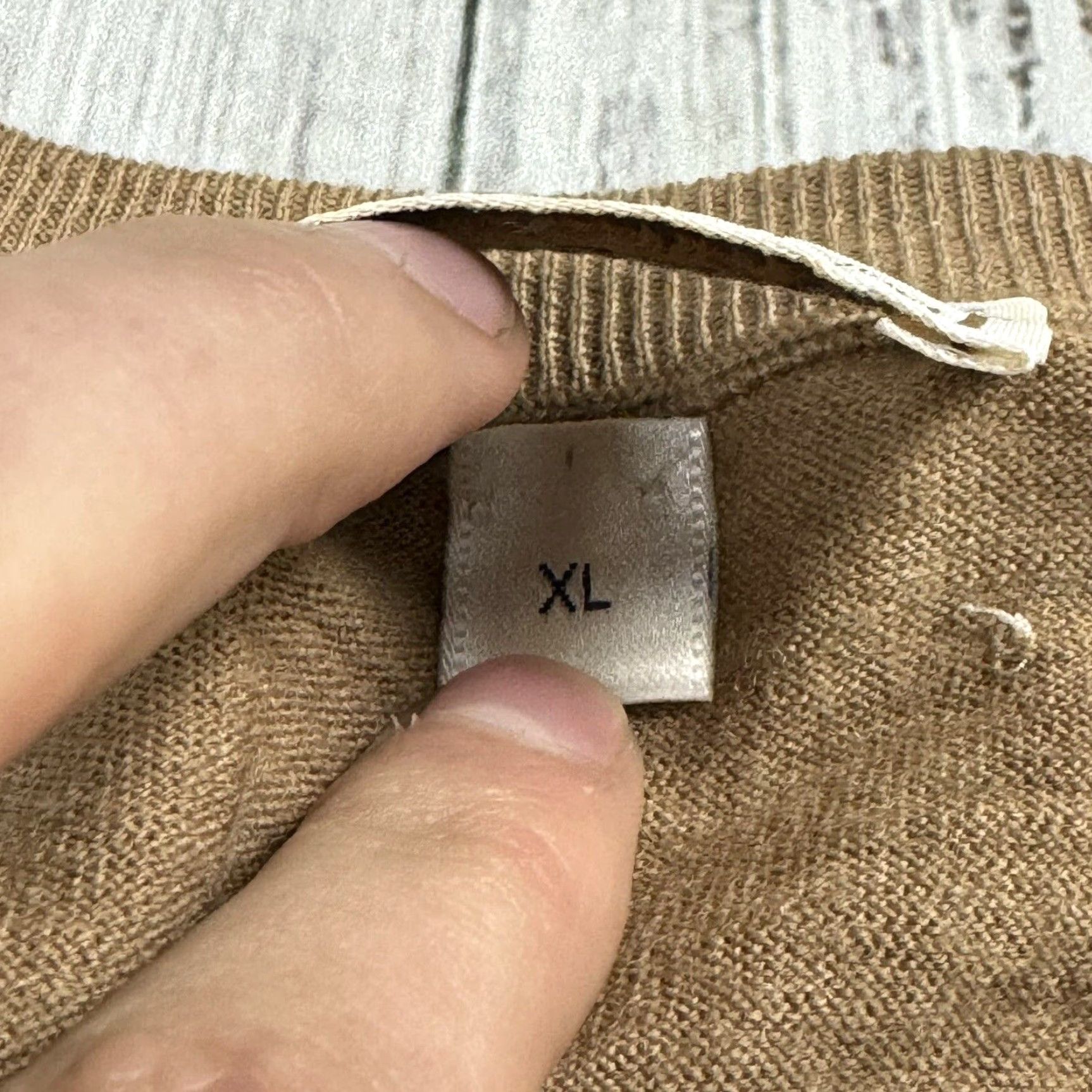 Paul Stuart VINTAGE Paul Stuart Dress Sweater Vest Shirt MENS XL TAN Beige 1980s 100% Wool UK Made Mens Regular Vest Size US XL / EU 56 / 4 - 4 Thumbnail