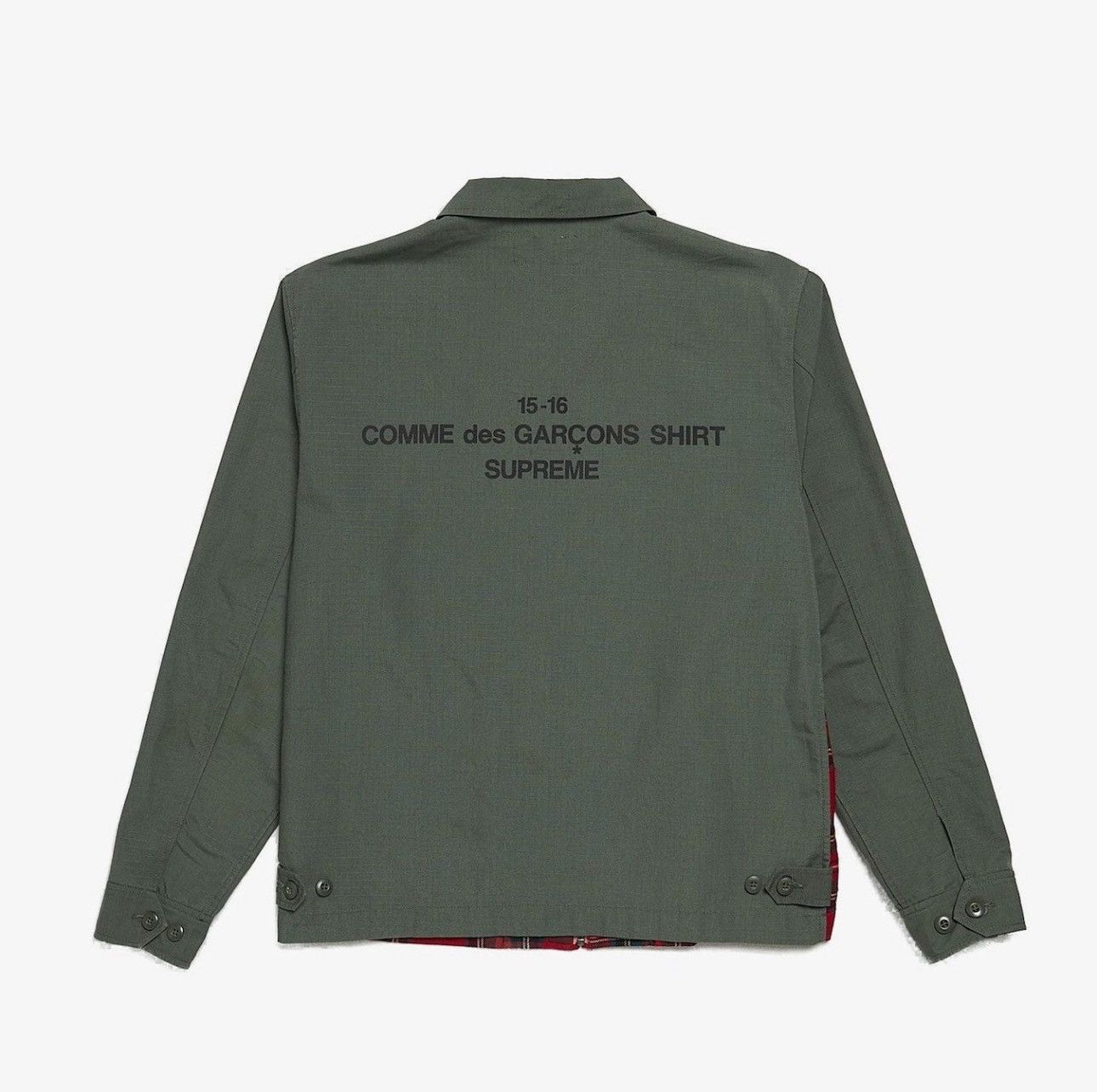 Supreme Comme des Garcons X Supreme Work Plaid Jacket Size US L / EU 52-54 / 3 - 2 Thumbnail