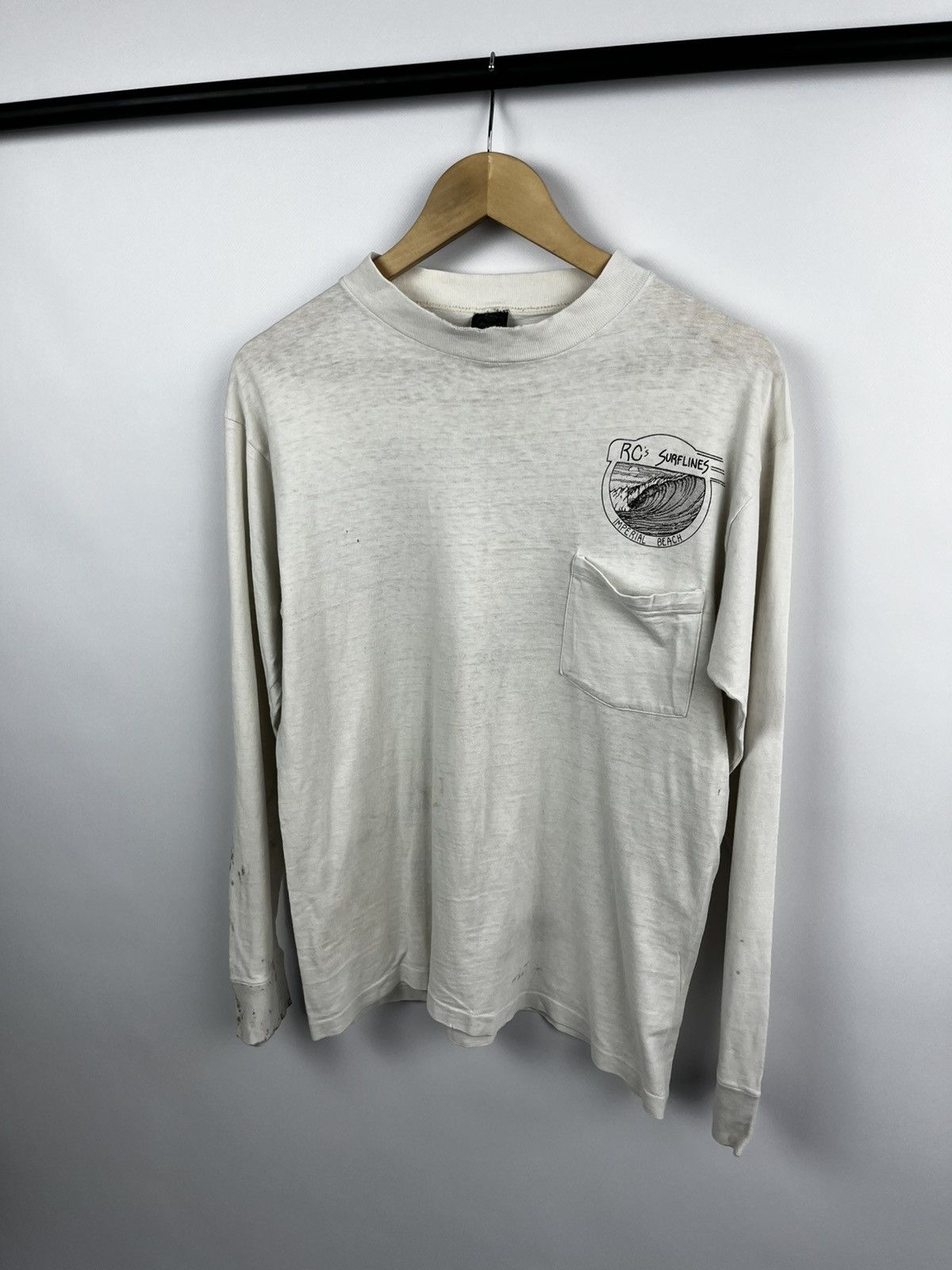 Vintage Vintage 70s California T Shirt (M) Cream Surf Graphic Size US M / EU 48-50 / 2 - 5 Thumbnail