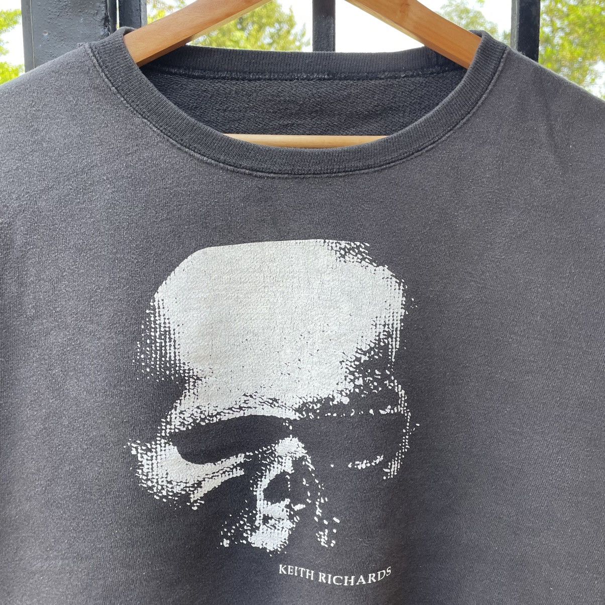 The Rolling Stones 🔥Vintage Keith Richards Big Skull Logo Boxy Crop Sweatshirts Size US M / EU 48-50 / 2 - 4 Thumbnail