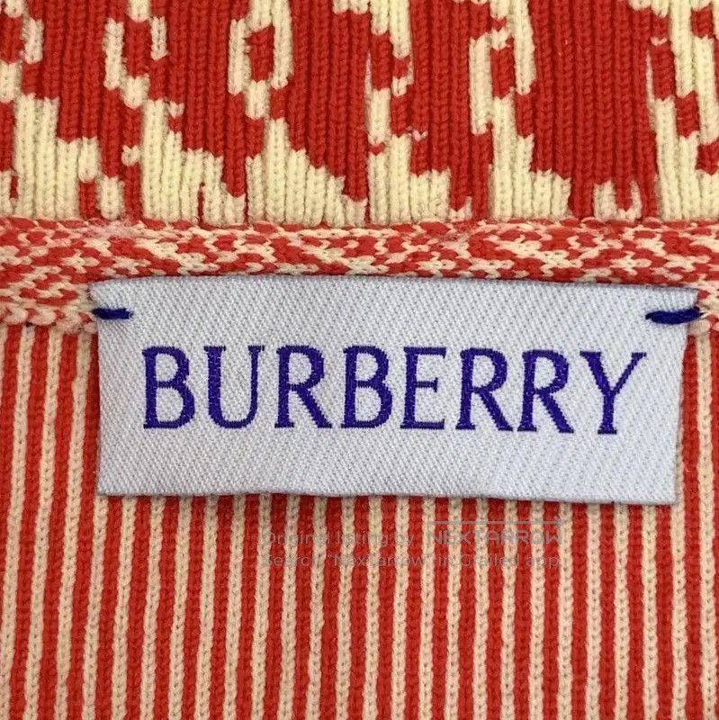 Burberry Burberry Red Cotton Women's Jacket. Size XS / US 0-2 / IT 36-38 - 5 Thumbnail