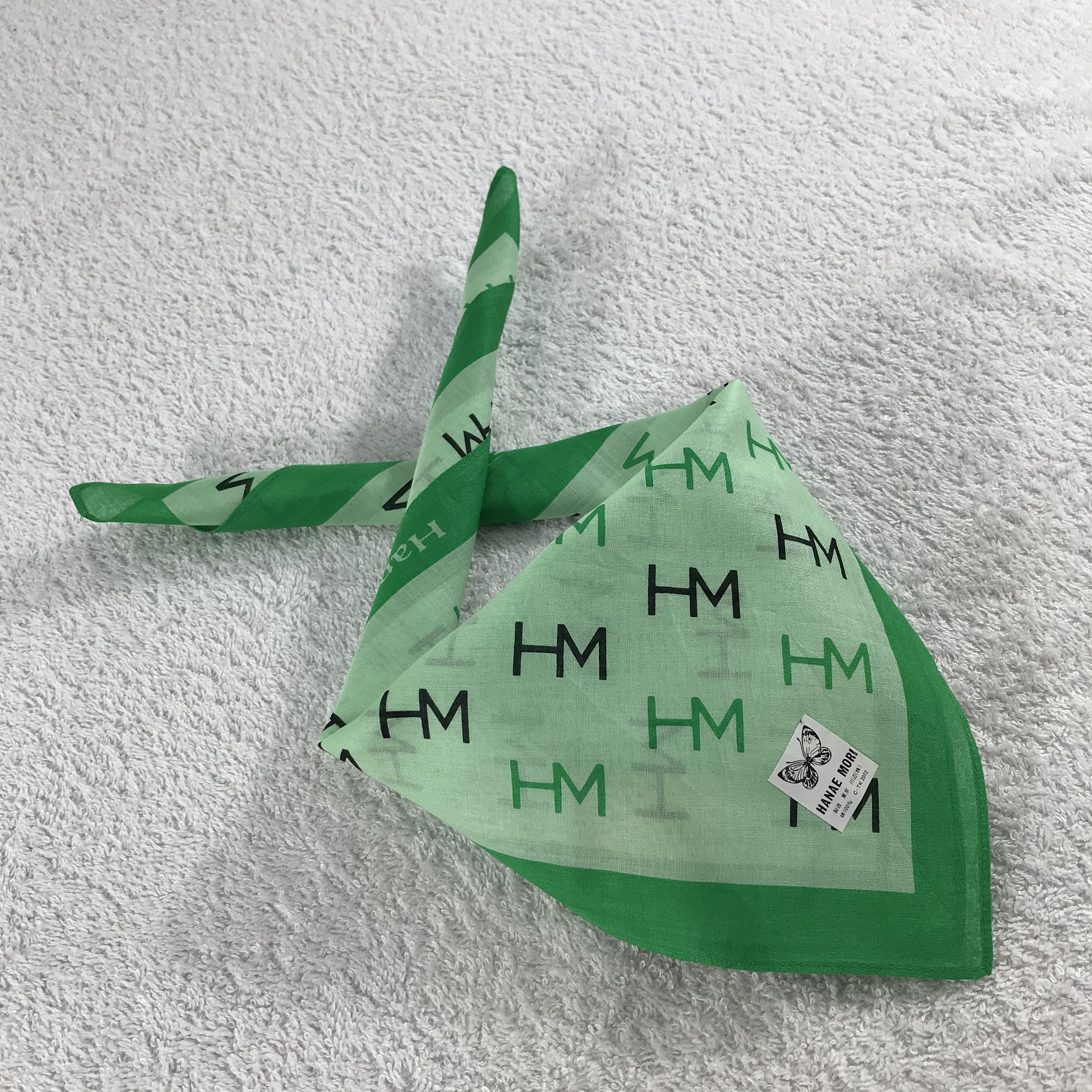 Hanae Mori × Vintage Hanae Mori Bandana / Handkerchief / Neckerchief - S133 Size ONE SIZE - 4 Thumbnail