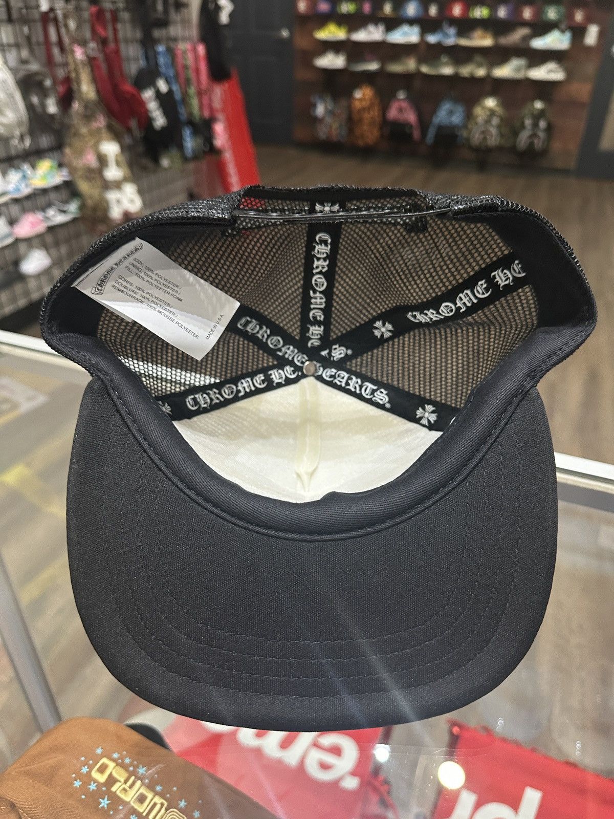 Chrome Hearts Chrome Hearts Eyechart Trucker Hat Size ONE SIZE - 5 Thumbnail
