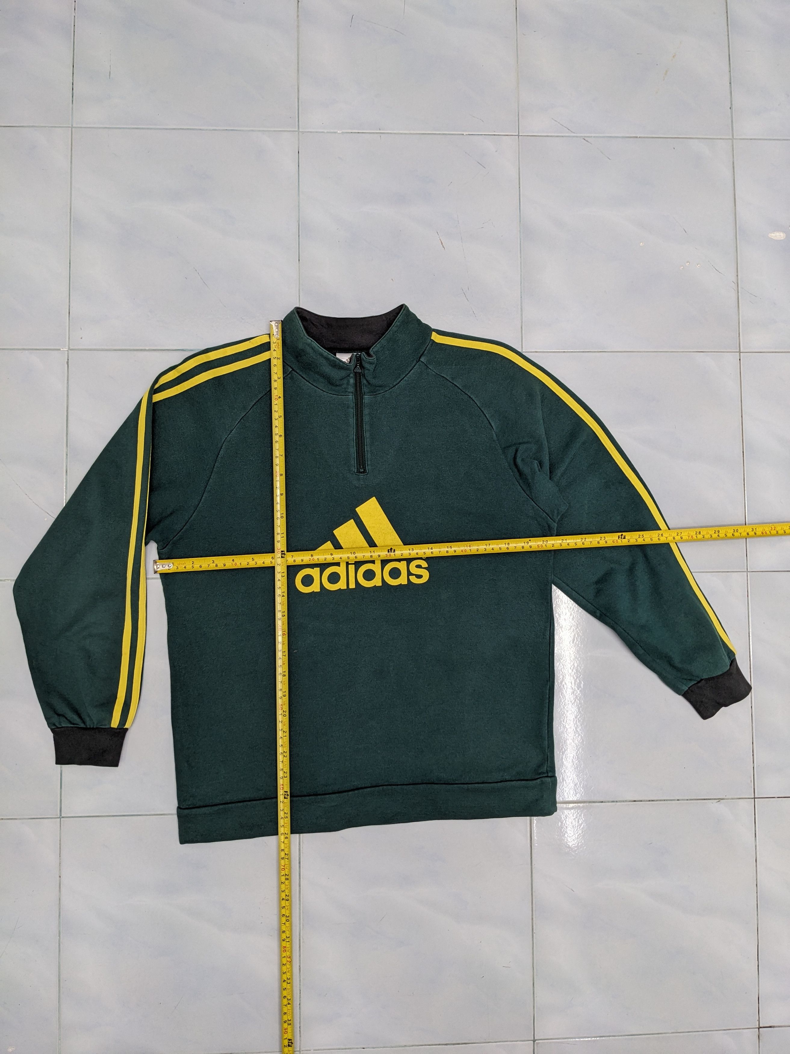 Adidas VINTAGE 90S ADIDAS HALF ZIPPER SWEATSHIRT Size US L / EU 52-54 / 3 - 6 Thumbnail