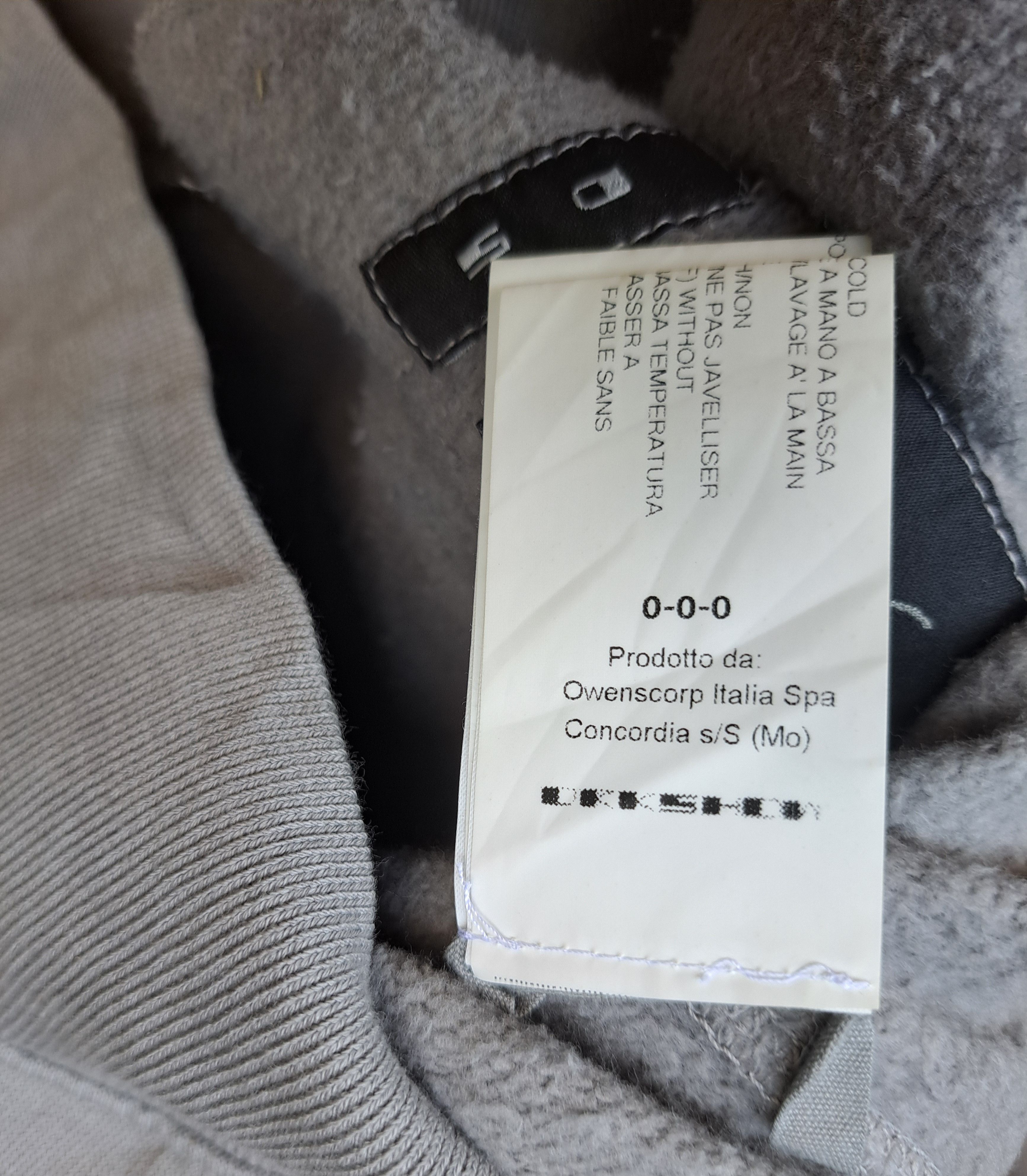 Rick Owens Drkshdw Rick Owens Drkshdw Sweatshirt Mens Small Size US S / EU 44-46 / 1 - 7 Thumbnail