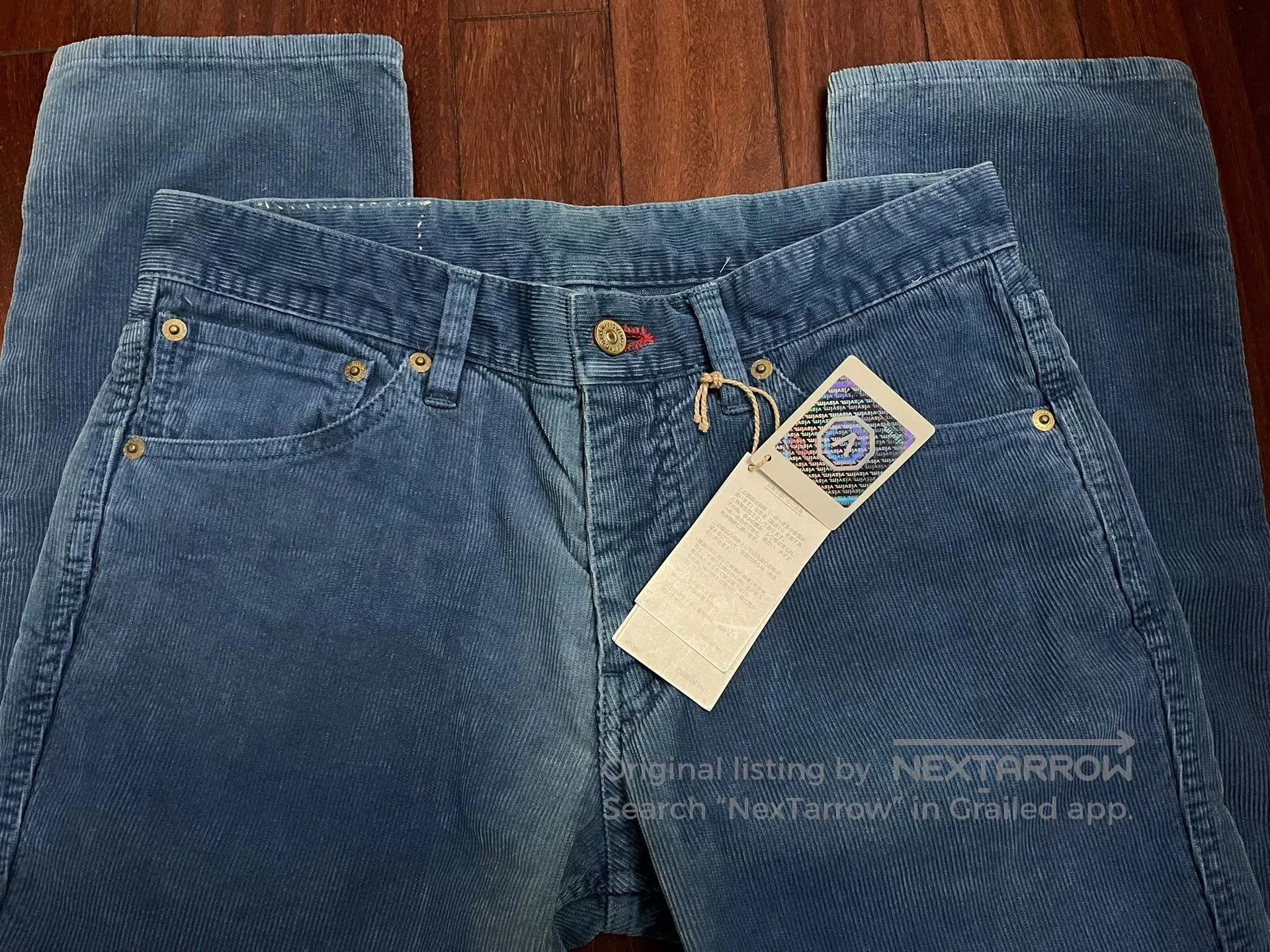 Visvim visvim ict fluxus indigo corduroy pants. Size US 26 / EU 42 - 3 Thumbnail