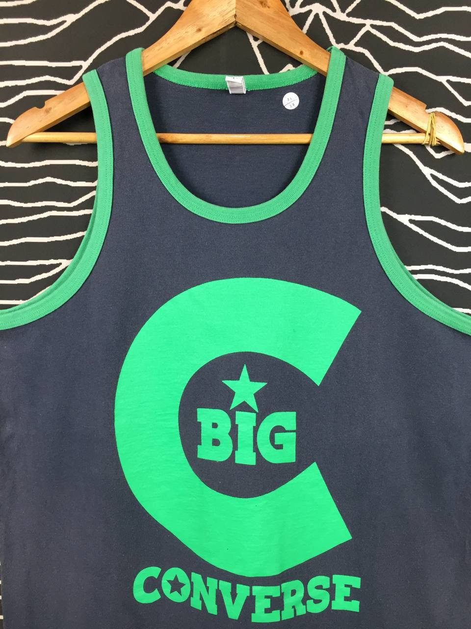 Converse Converse Big C Logo Athletic Ringer Tank Top Size L Size US L / EU 52-54 / 3 - 3 Thumbnail