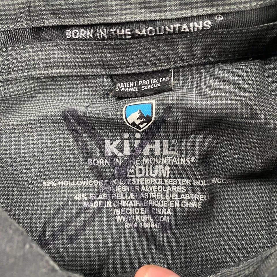 Kuhl Kuhl Shirt Men's Medium Gray Flannel Button Up Hollowcore Size US M / EU 48-50 / 2 - 2 Thumbnail