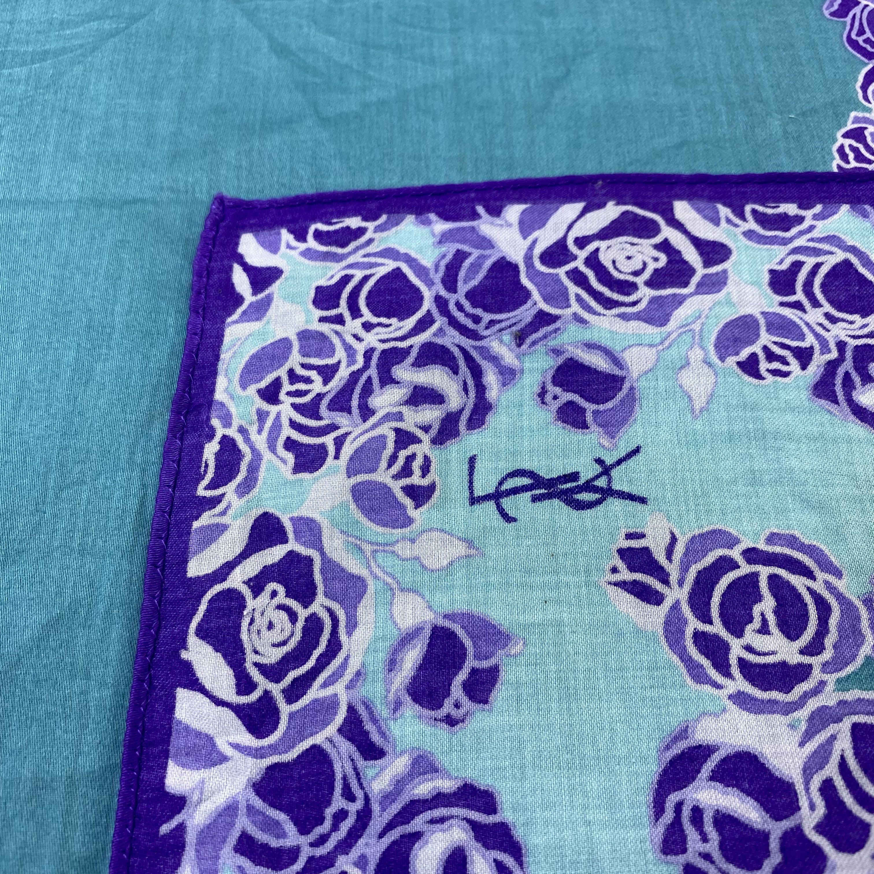 Yves Saint Laurent YSL Handkerchief / Bandana / Neckerchief-B2256 Size ONE SIZE - 6 Thumbnail