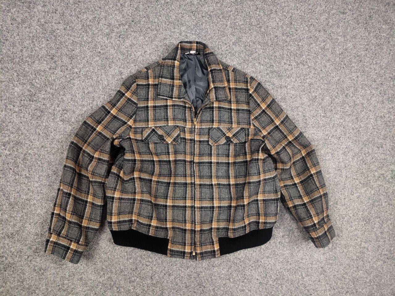 Japanese Brand Iris Japan Vintage 90's Wool Blend Check Cropped Jacket Size S / US 4 / IT 40 - 3 Thumbnail