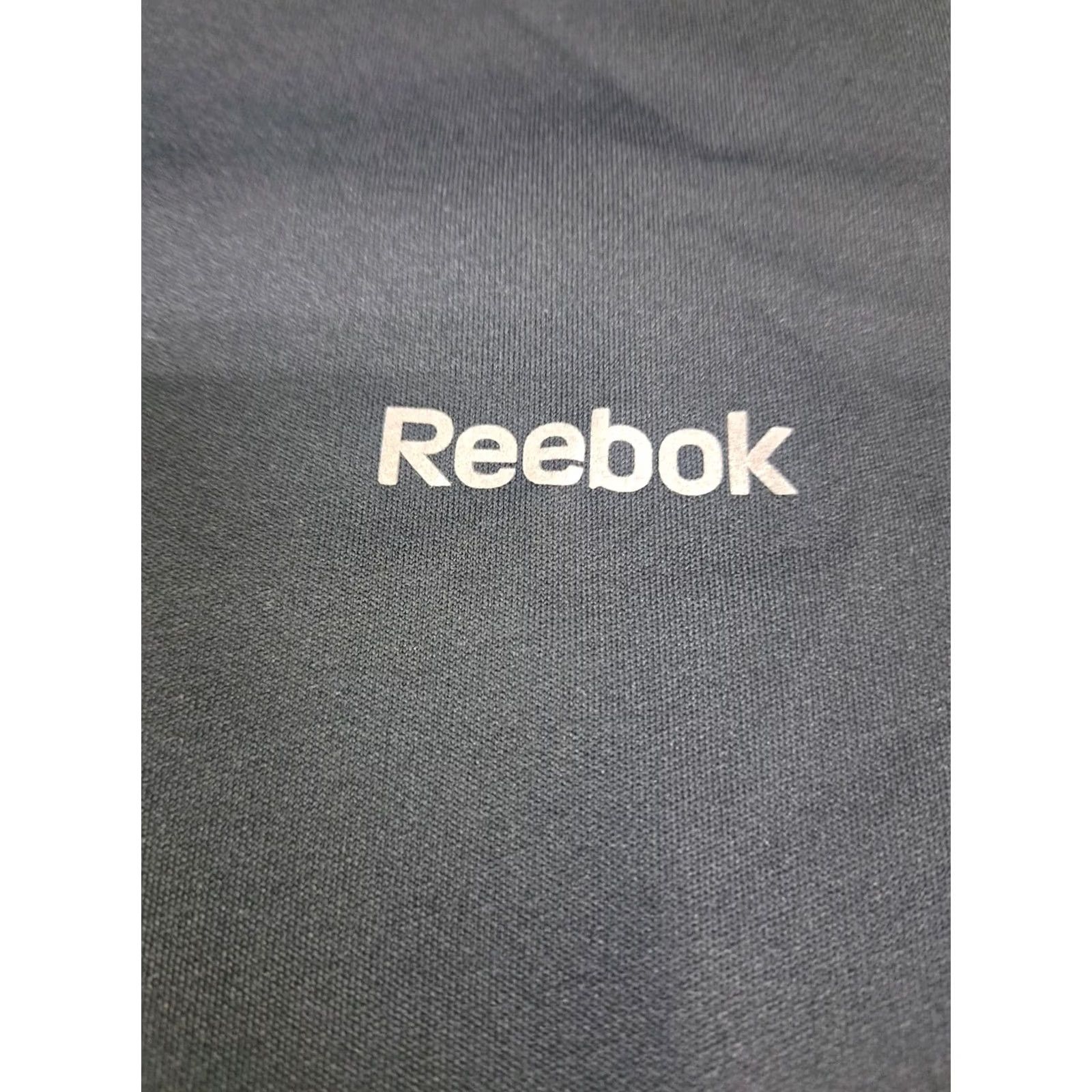 Reebok Reebok Play Dry Mens Sleeveless T Shirt Black/Grey XL Crew Neck Pullover Training Activewear Lightweight Moisture Wicking Logo Size US XL / EU 56 / 4 - 5 Thumbnail