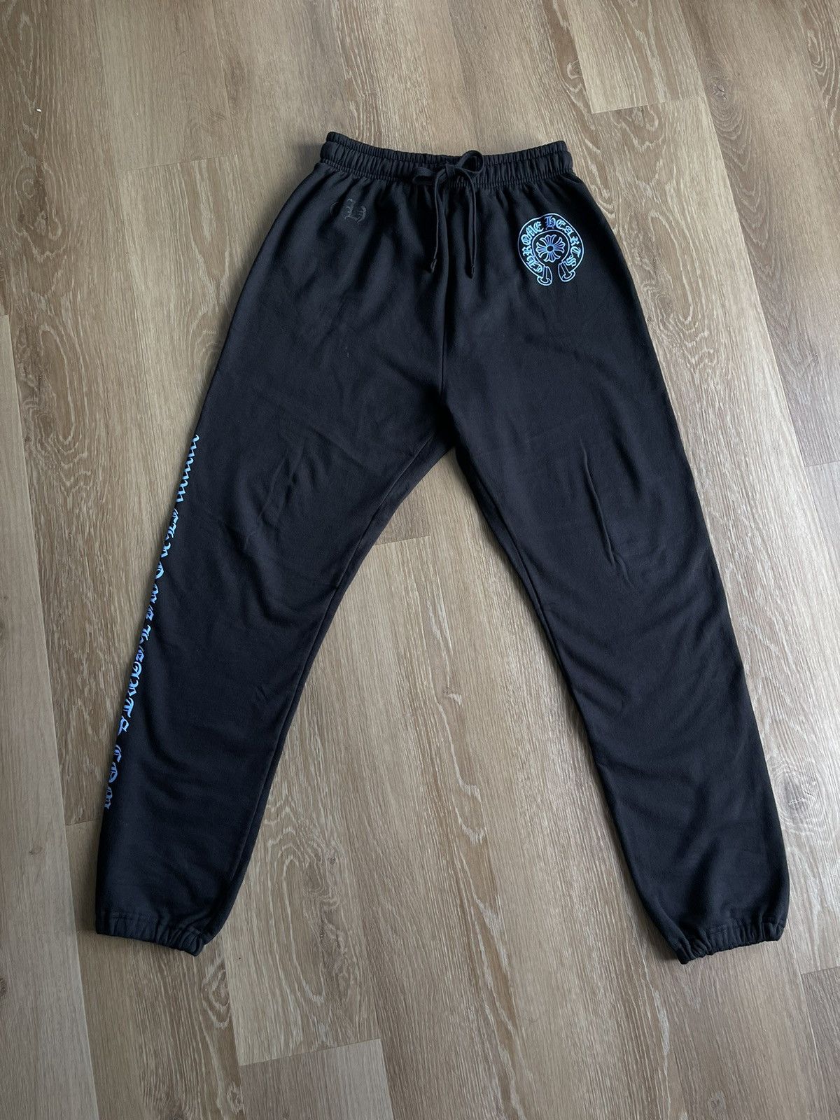 image of Chrome Hearts Online Exclusive Sweatpants in Black, Men's (Size 34)