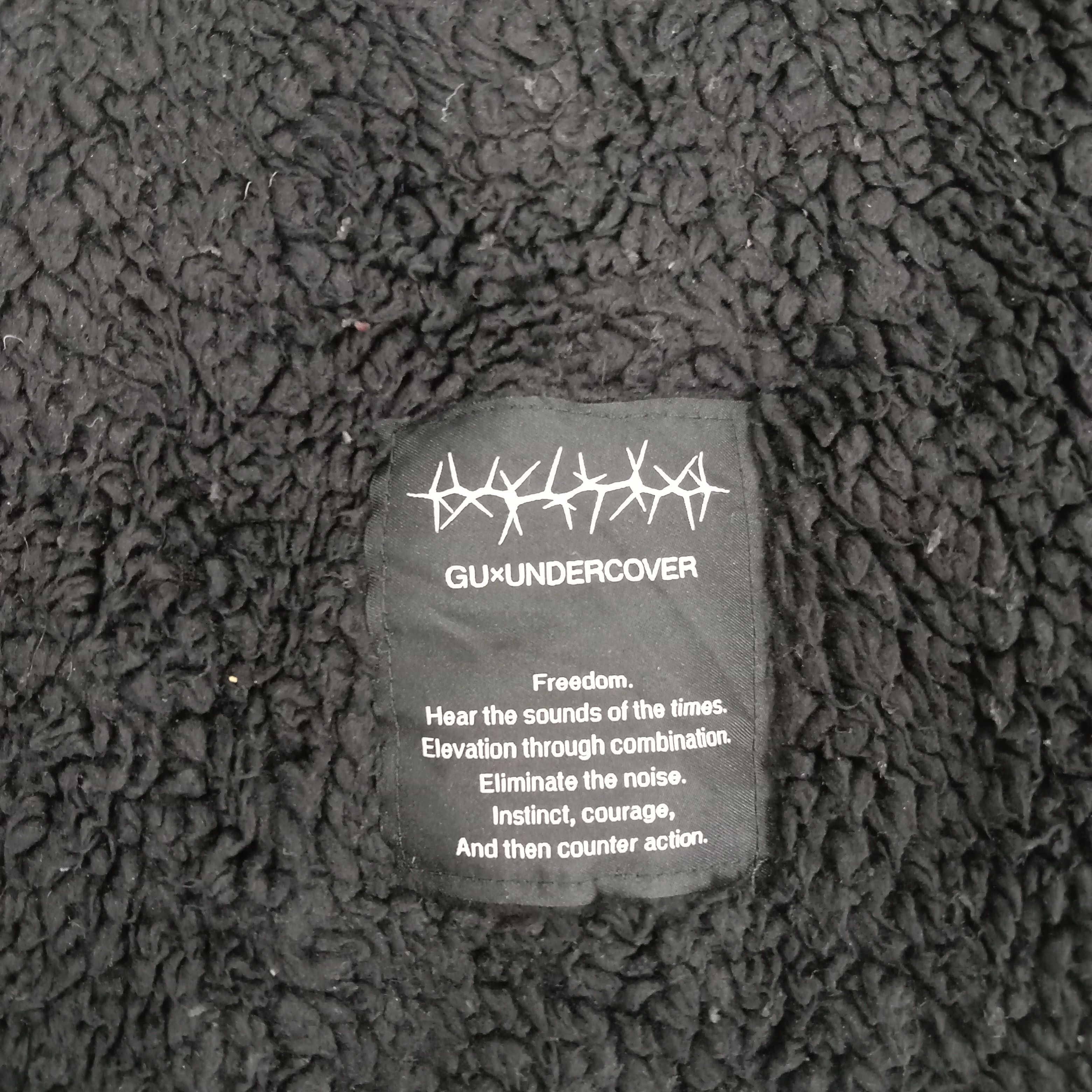 Other Gu x Undercover Japanese Custom Art Sherpa Jacket Size US XL / EU 56 / 4 - 5 Thumbnail