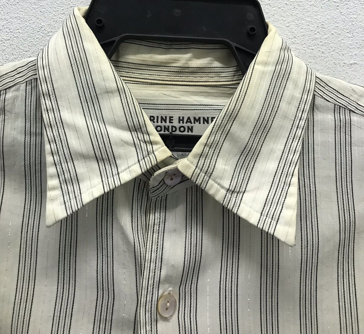 Japanese Brand × Katharine Hamnett London × Vintage Vintage Katharine Hamnett London MadeInJapan Shirt Button Up Size US M / EU 48-50 / 2 - 3 Thumbnail