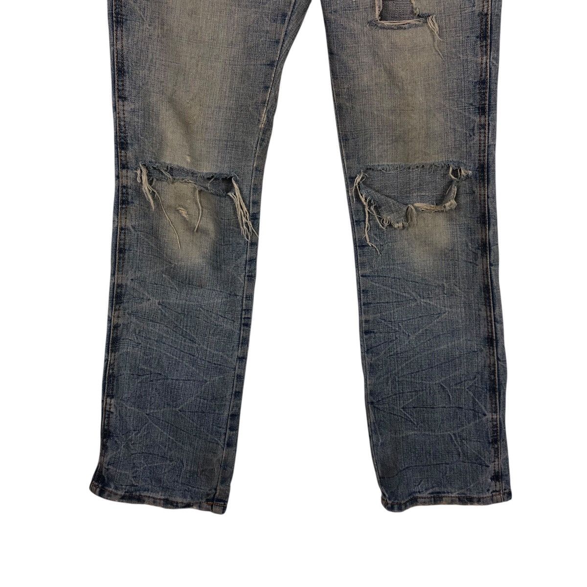 Japanese Brand Hysteric Glamour Vintage Distressed Straight Leg Denim Size 30" / US 8 / IT 44 - 6 Thumbnail