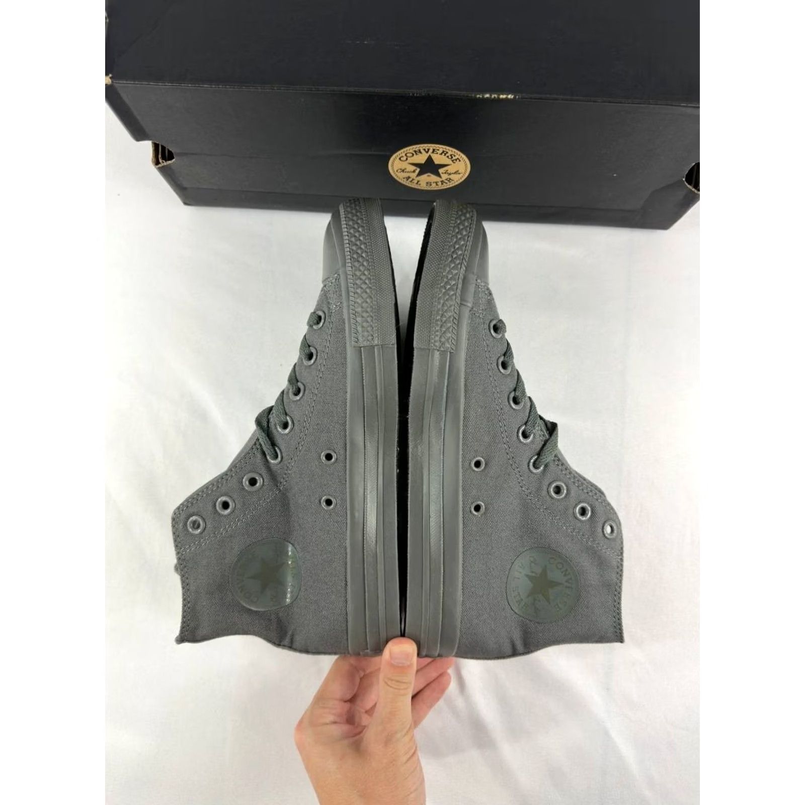 Converse Converse Chuck Taylor Mono All Star Hi Men Size 7 Gray Walking Sneaker Comfort Size US 7 / EU 40 - 6 Thumbnail