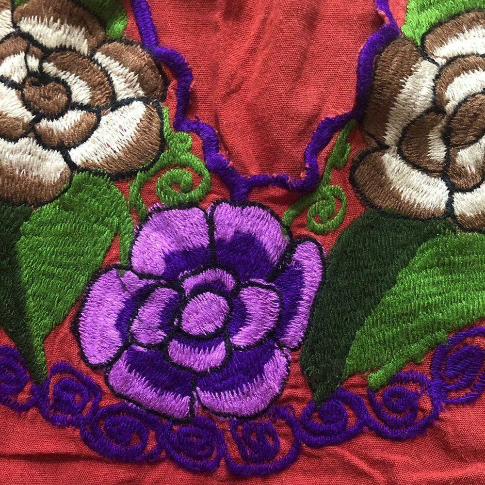 Designer New Orange Hand Made Bluse L Size L / US 10 / IT 46 - 4 Thumbnail