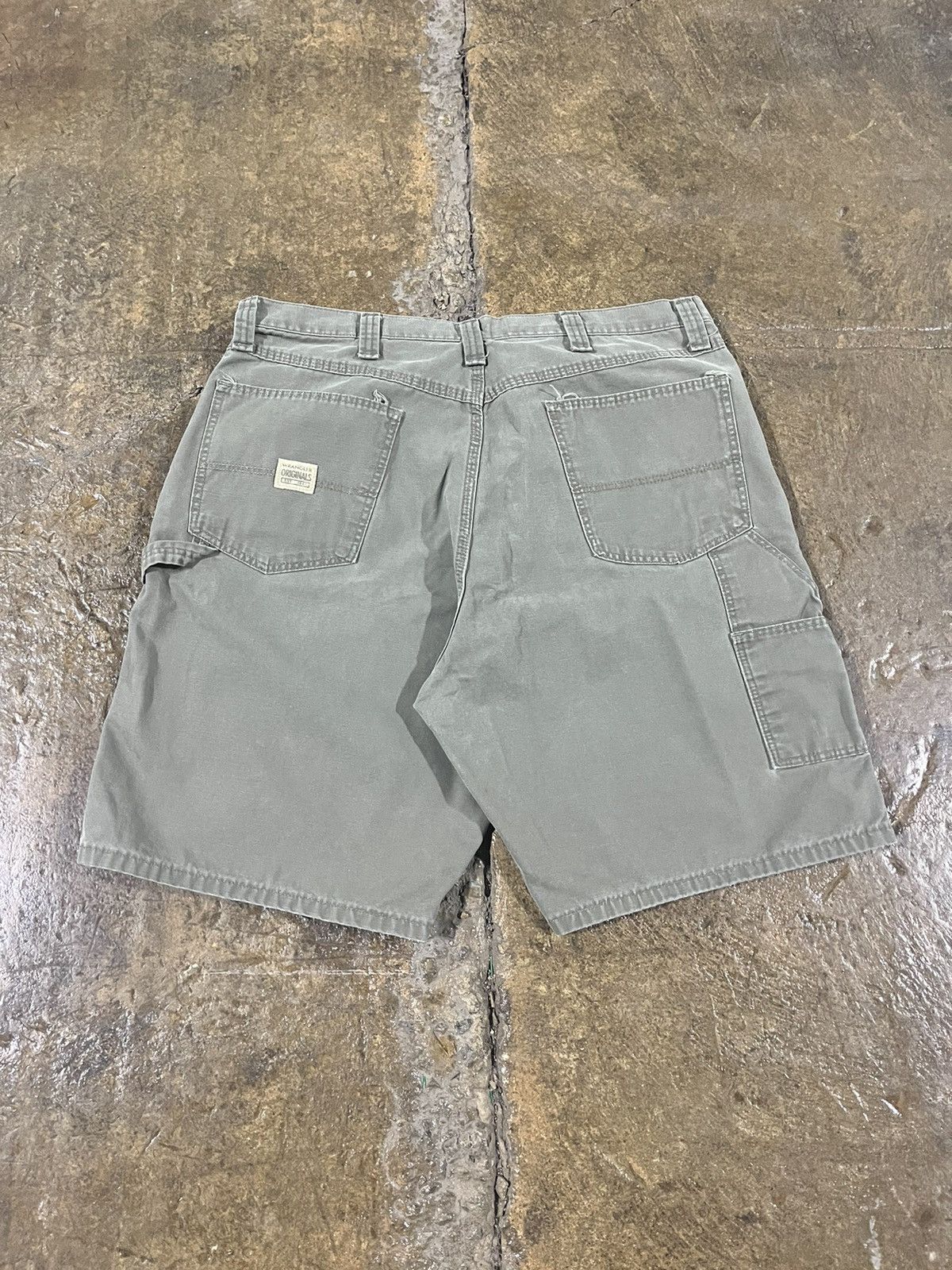 Carhartt × Vintage × Wrangler Crazy Y2K Carhartt Style Wrangler Carpenter Skater Shorts Size US 38 / EU 54 - 3 Thumbnail