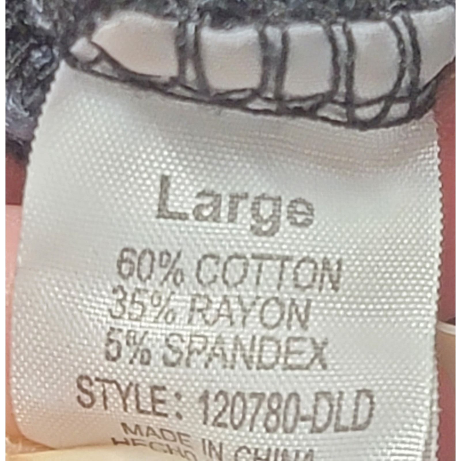 Other Poof Black Gray Marled Loose Knit V Neck Top Large Flowy Size L / US 10 / IT 46 - 4 Thumbnail