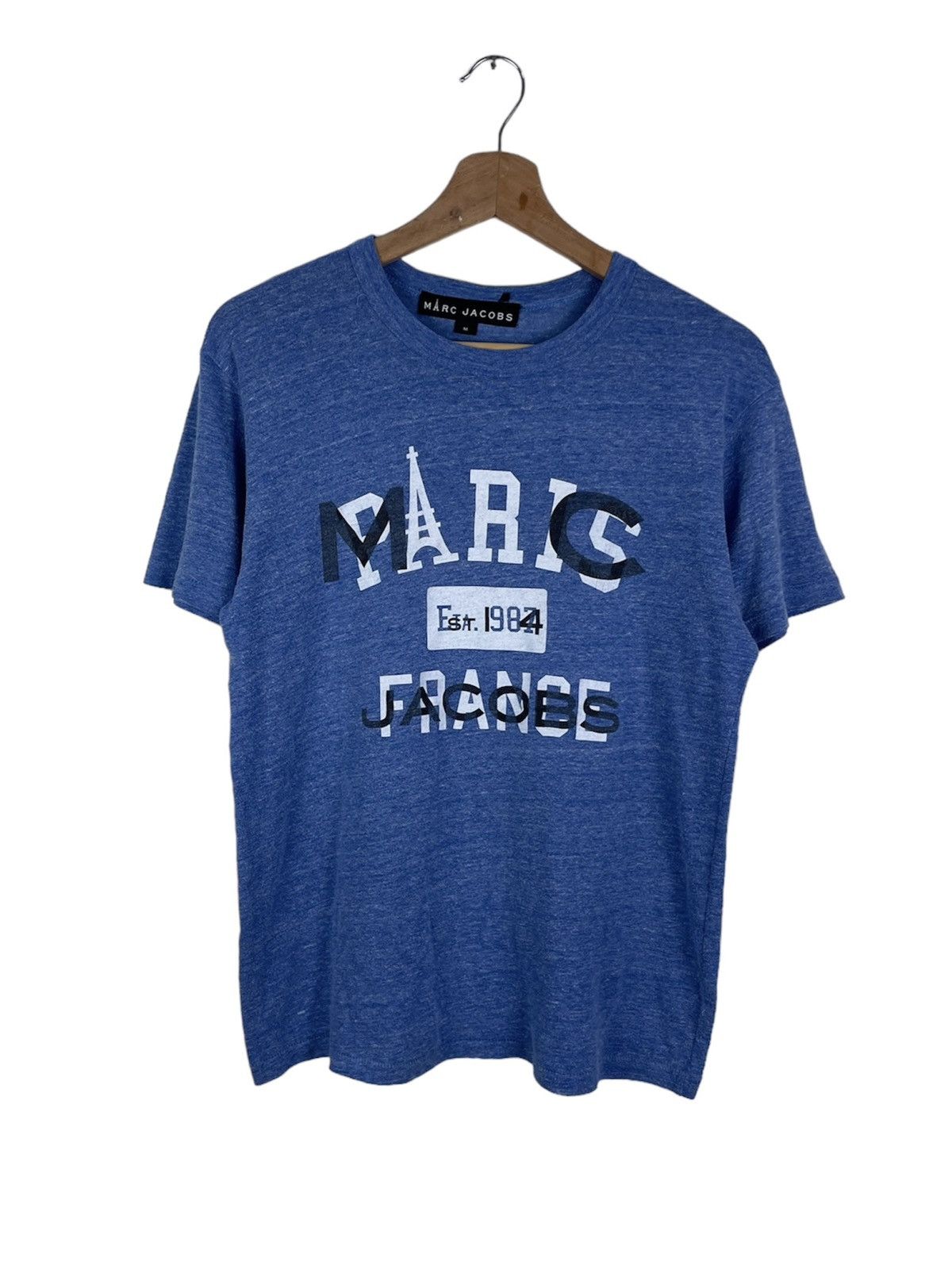Marc Jacobs MARC JACOBS PARIS FRANCE RAYON BLEND TEE Size US M / EU 48-50 / 2 - 1 Thumbnail