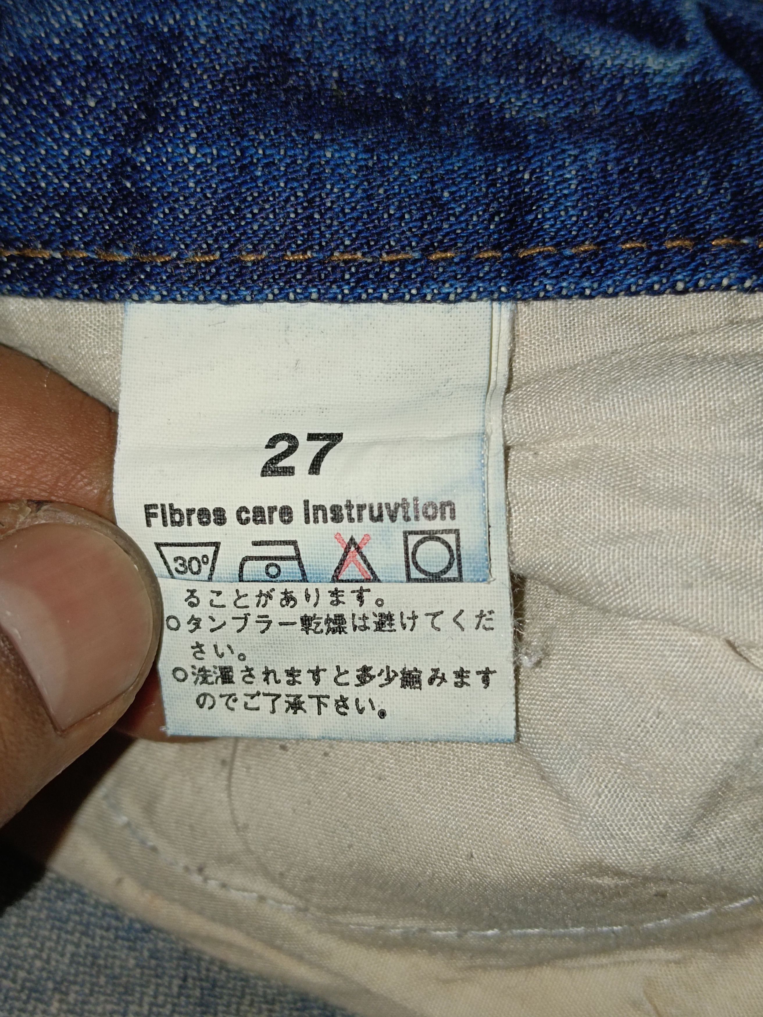 If Six Was Nine Japanese 2Yk Flare Distressed Jeans Size US 30 / EU 46 - 12 Thumbnail